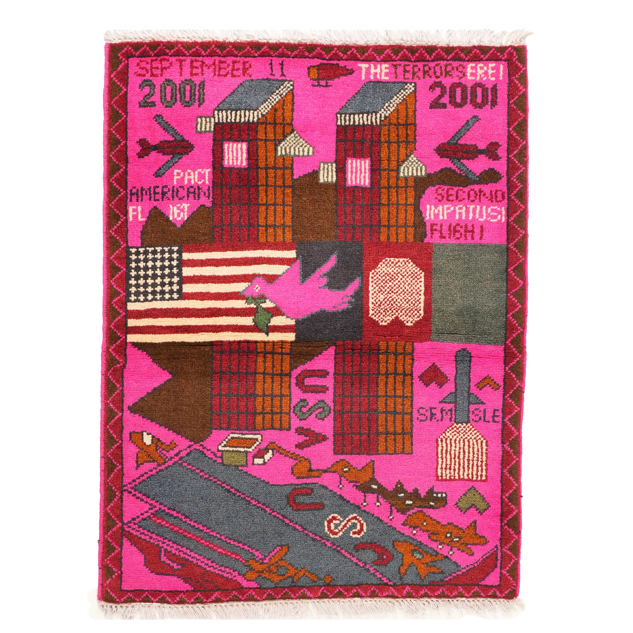 Afghan 9/11 Peace Rug - Image 3