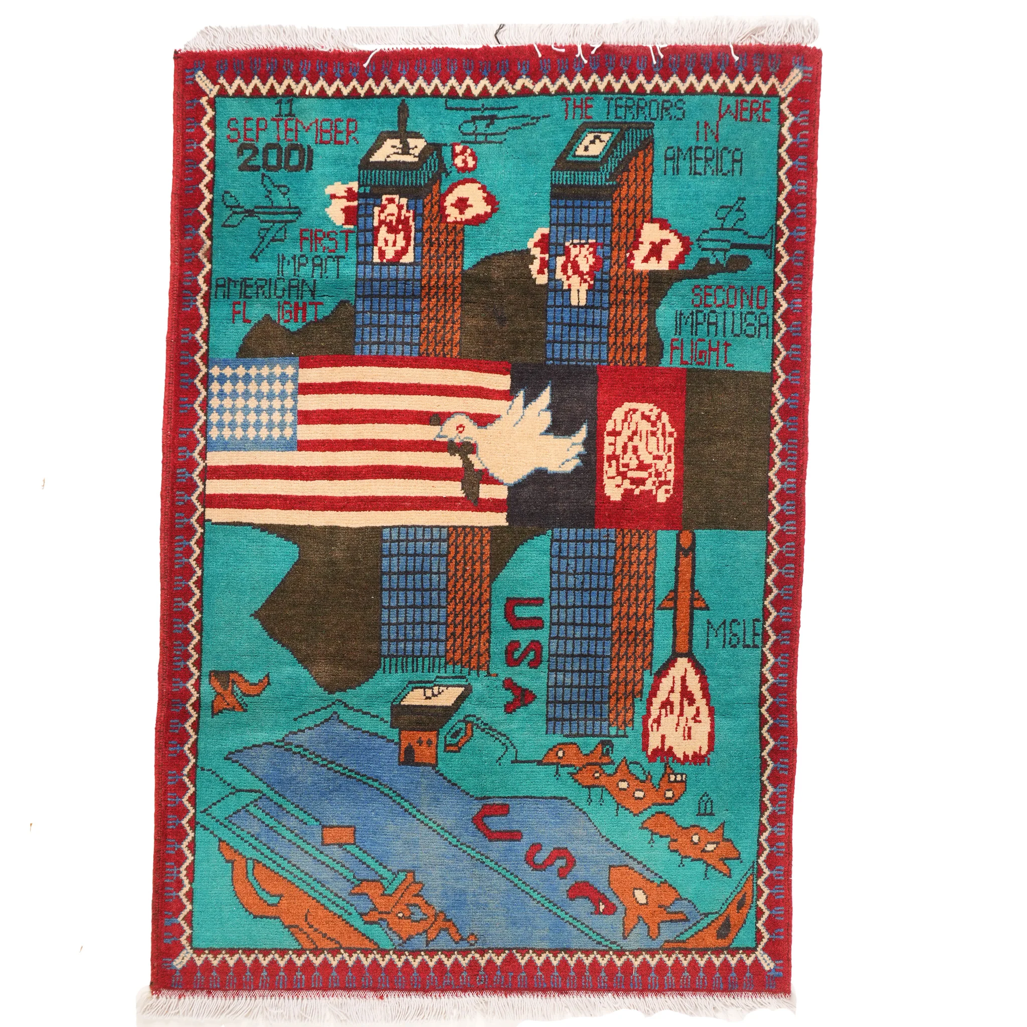 Afghan 9/11 Peace Rug - Image 4