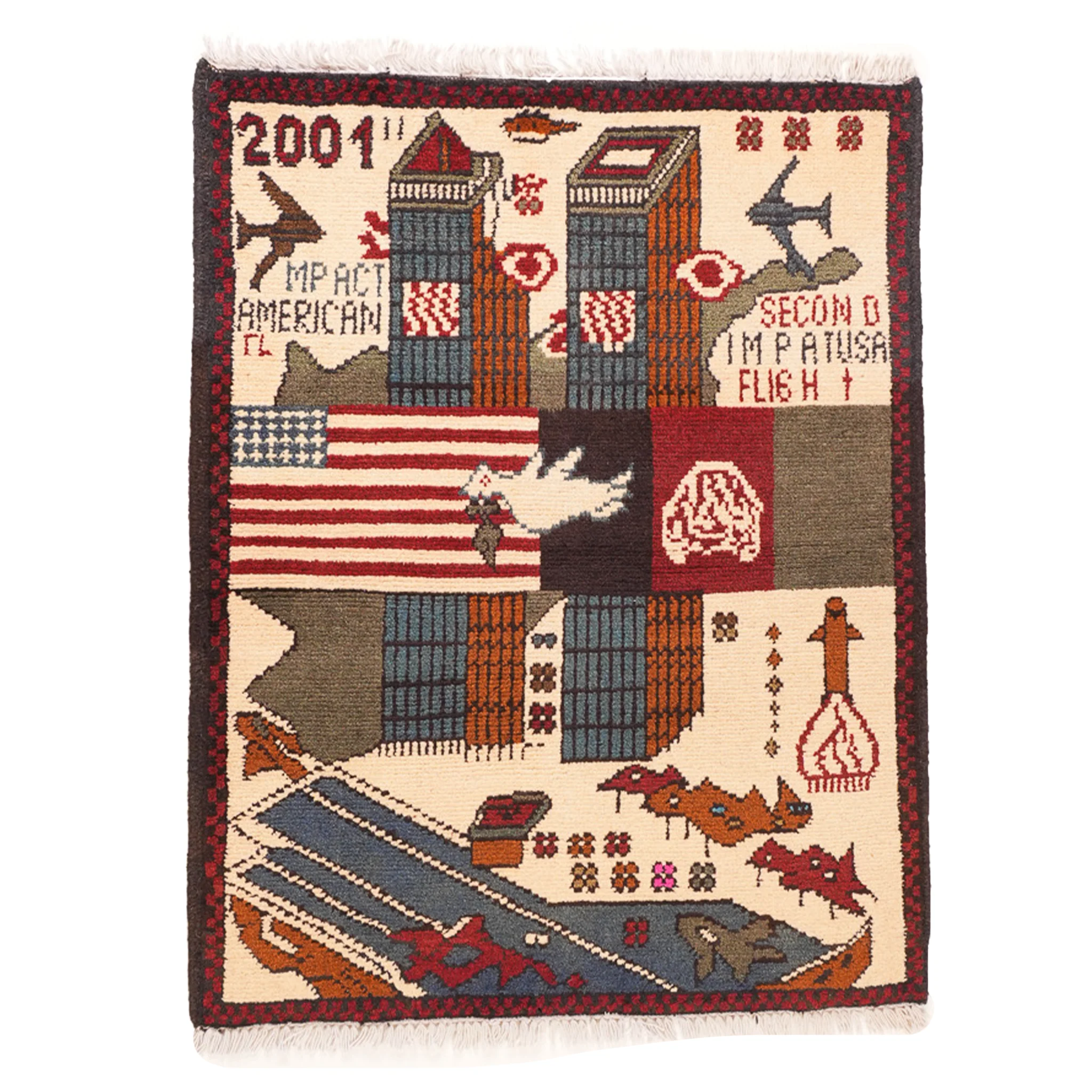 Afghan 9/11 Peace Rug - Image 9