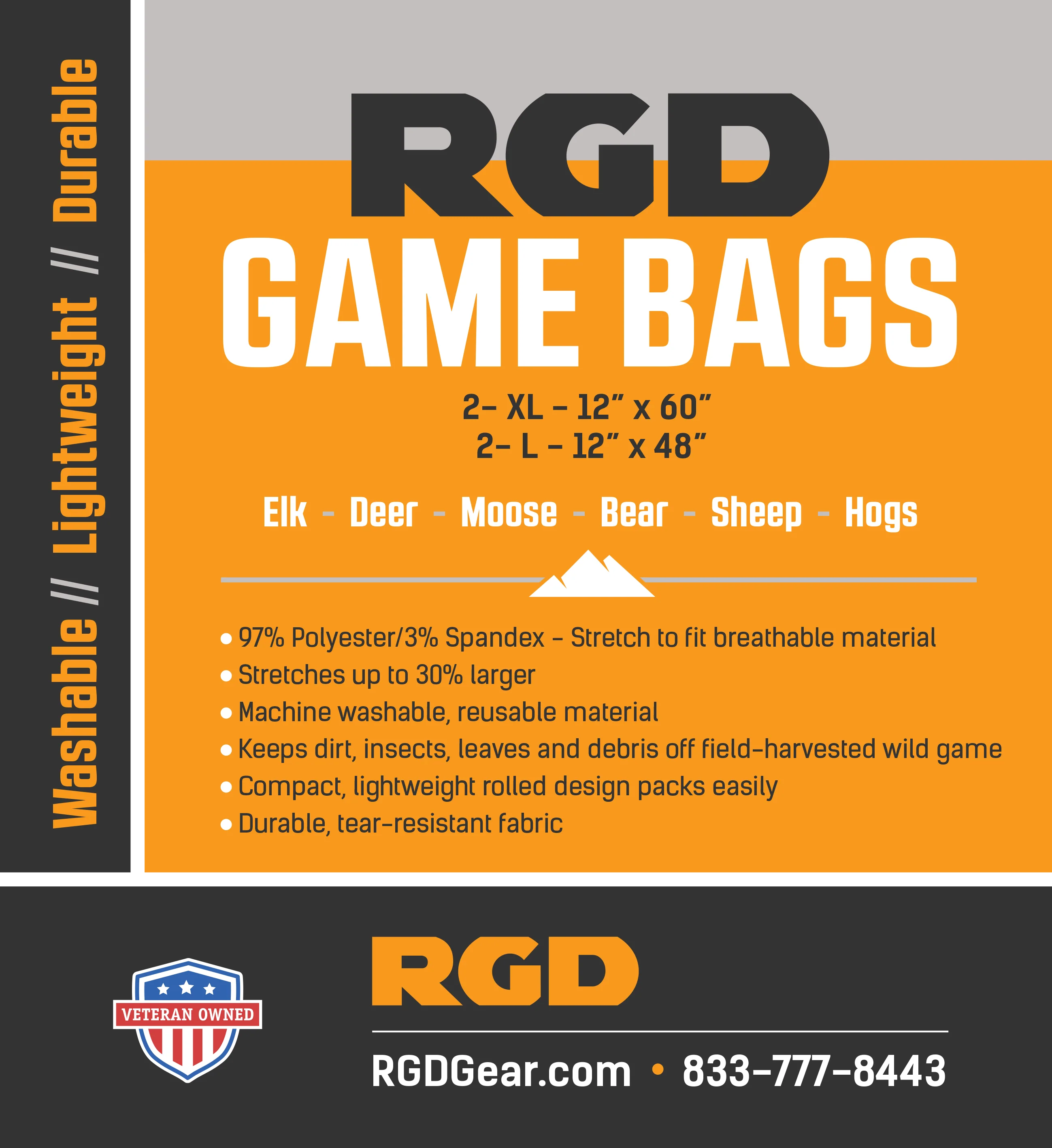 Big Game Packout Game Bags - Image 4