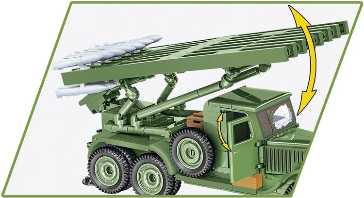 COBI BM-13 Katyusha (ZIS-6) Rocket Launcher: Set #2280 - Image 4