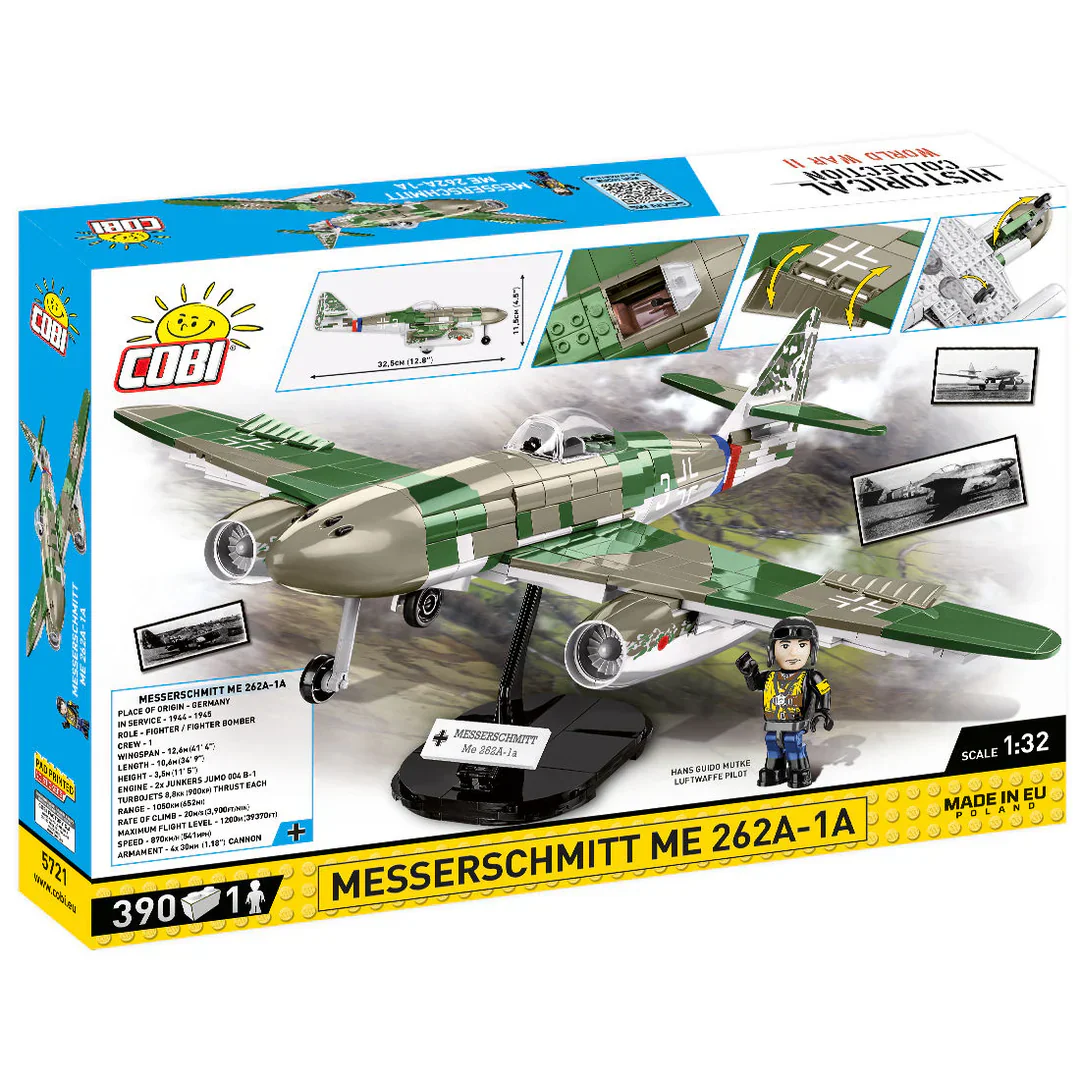 COBI Messerschmitt ME 262A-1A: Set #5721 - Image 2