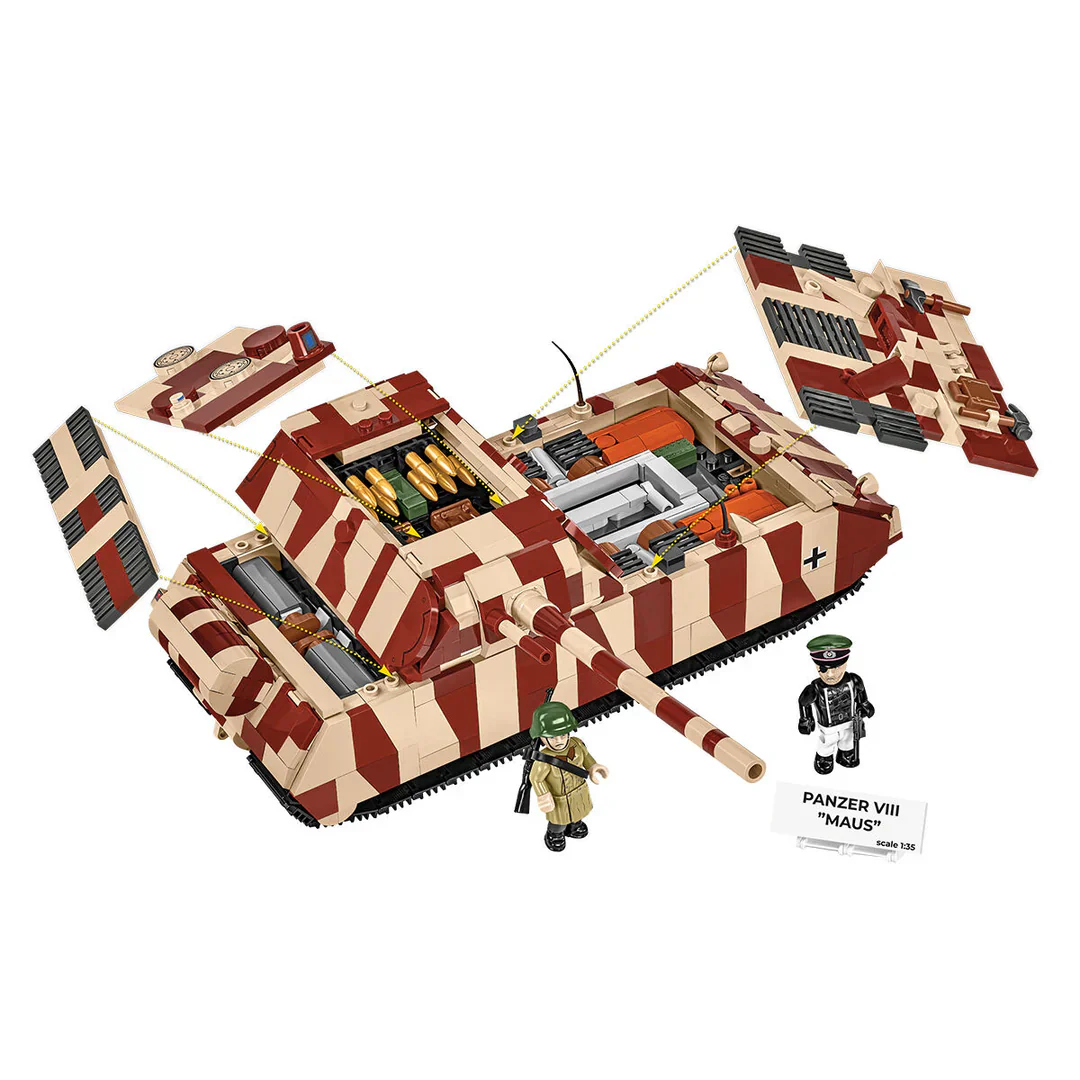 COBI Panzer VIII "Maus" Tank: Set #3138 - Image 3