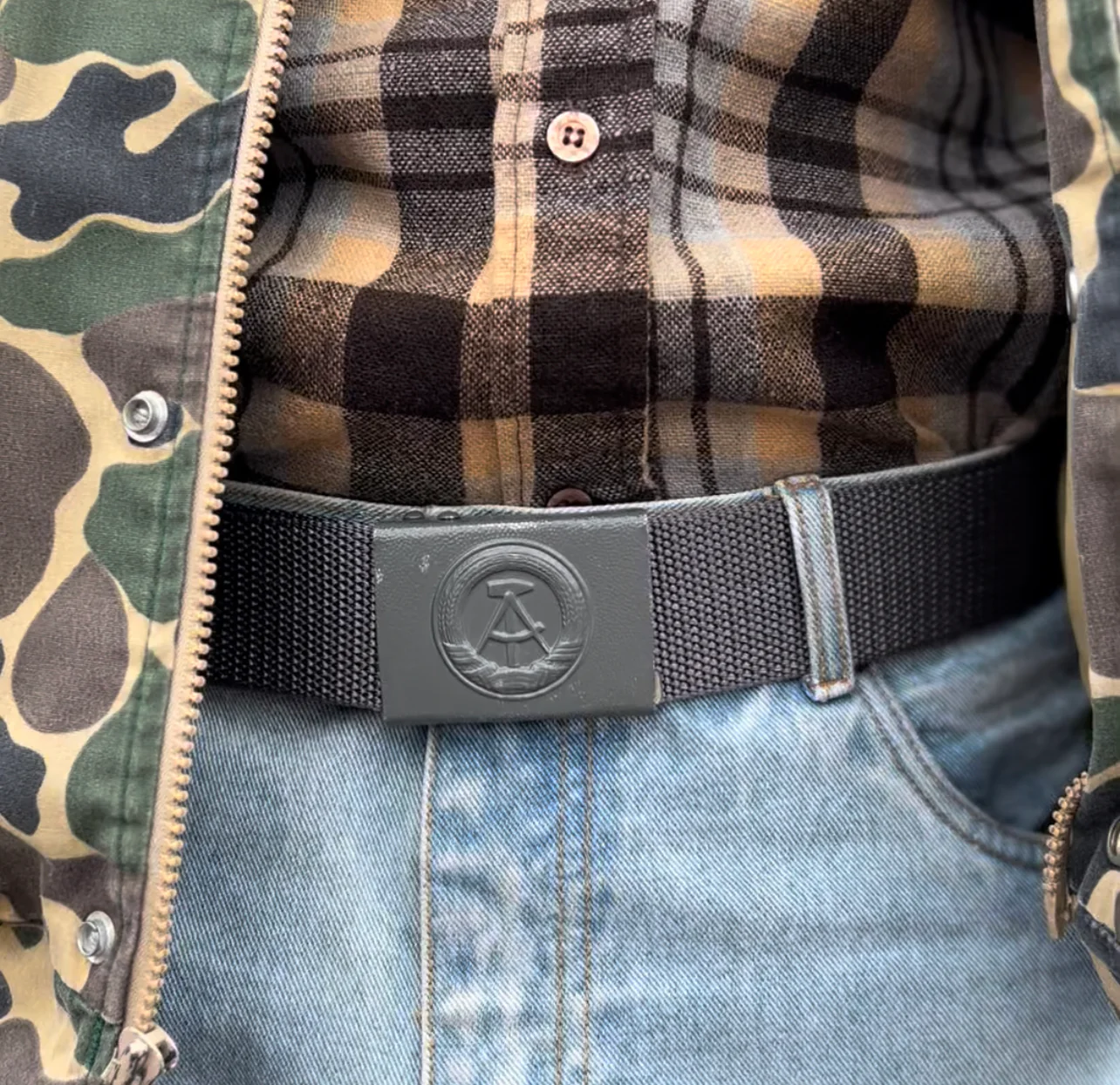 East German Grey Combat Belt - Image 6