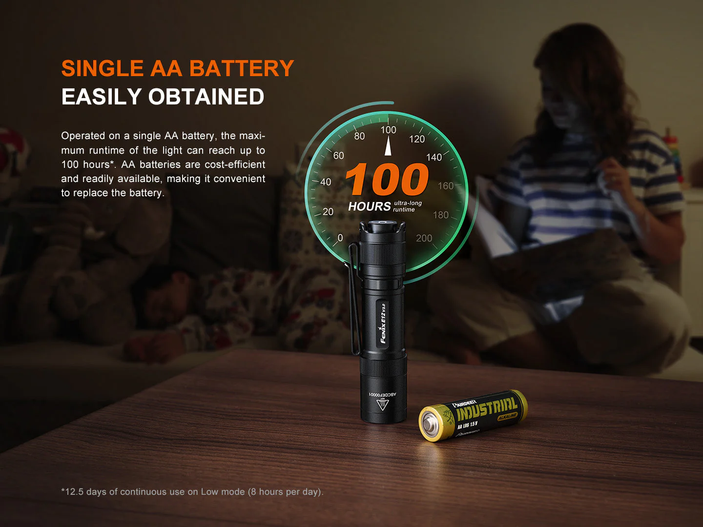 Fenix E12 V3 Pocket EDC AA Flashlight - Image 8