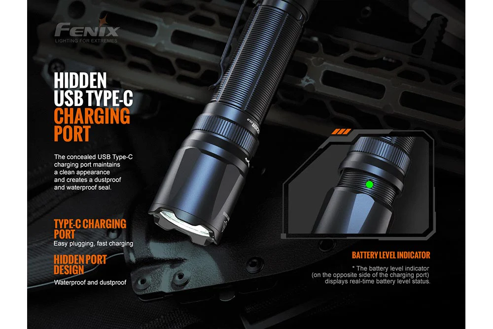 Fenix TK20R V2.0 Rechargeable LED Flashlight - 3000 Lumens - Image 11