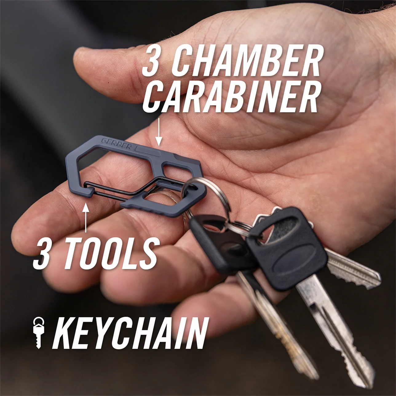 Gerber Carabiner Keychain Tool - Image 2