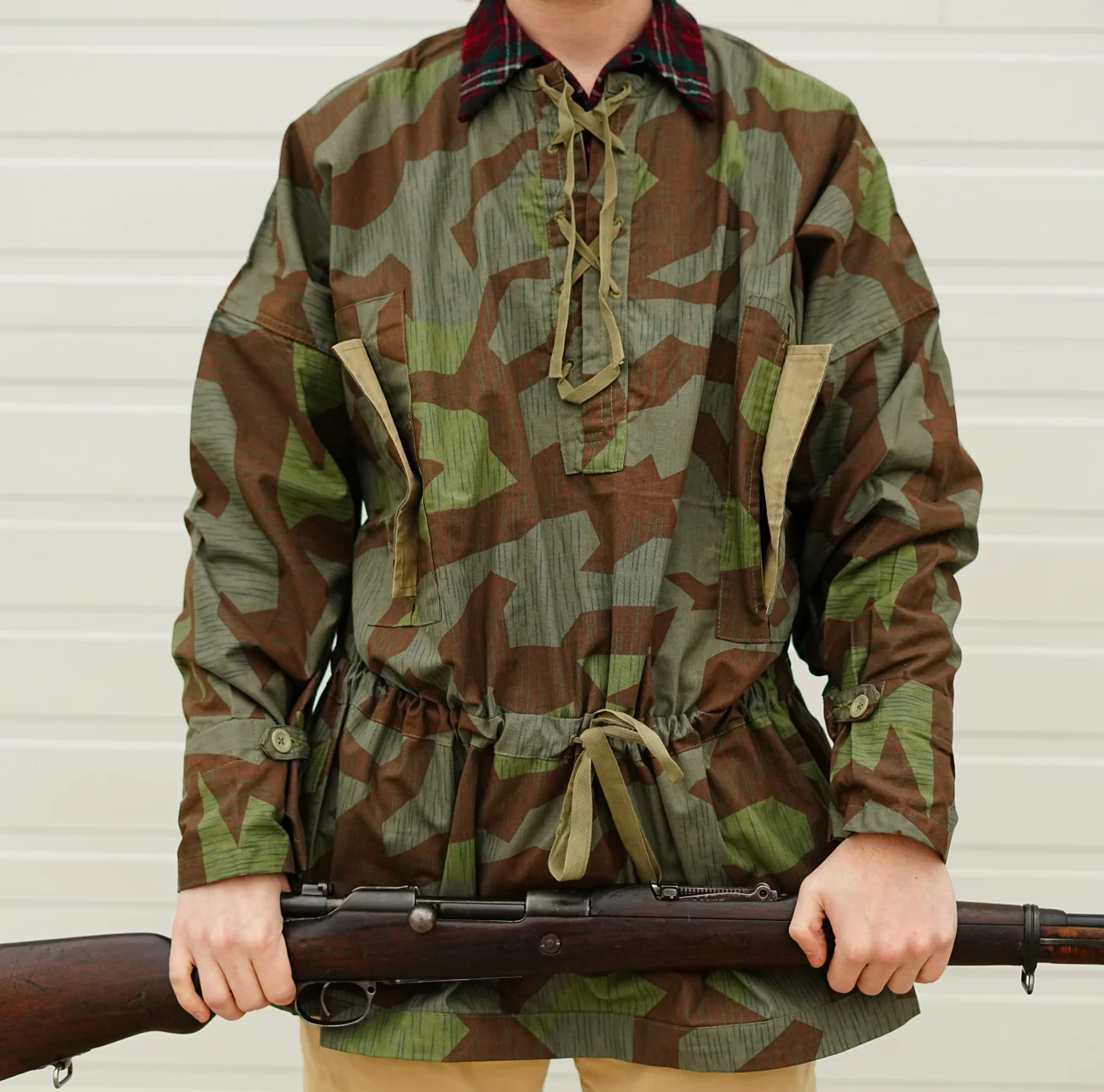 German WWII Reproduction Splinter/Splittertarnmuster Anorak - Image 5