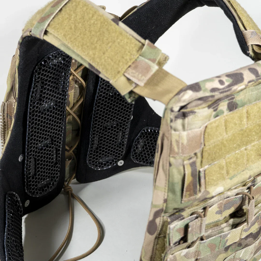ICEVENTS® Classic Plate Carrier Ventilation Pontoons (Crye AVS Harness Pad Set, hook backing, 2 / 4 / 6 Packs, fits any loop-lined plate carrier, cummerbund) - Image 13