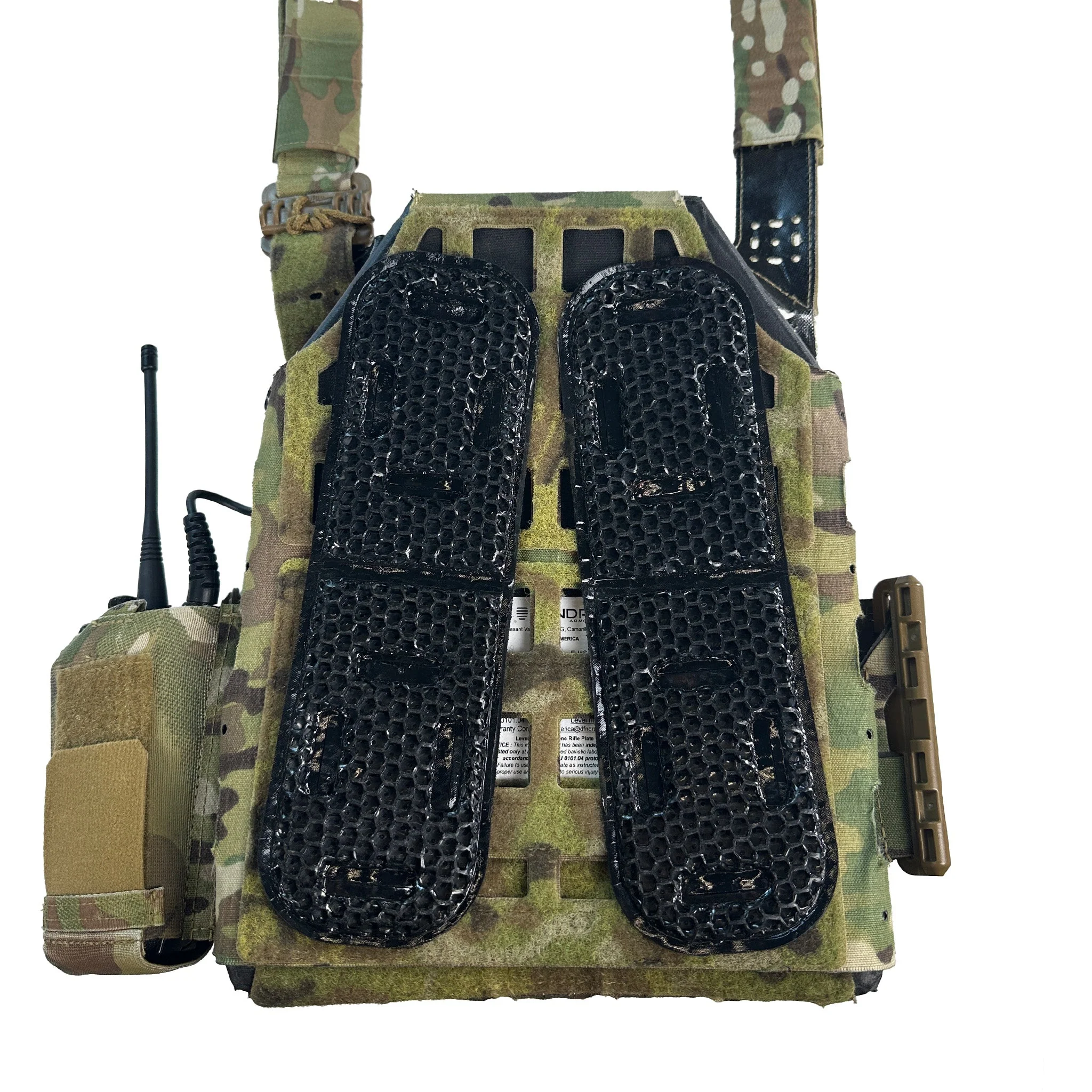 ICEVENTS® Classic Plate Carrier Ventilation Pontoons (Crye AVS Harness Pad Set, hook backing, 2 / 4 / 6 Packs, fits any loop-lined plate carrier, cummerbund) - Image 18