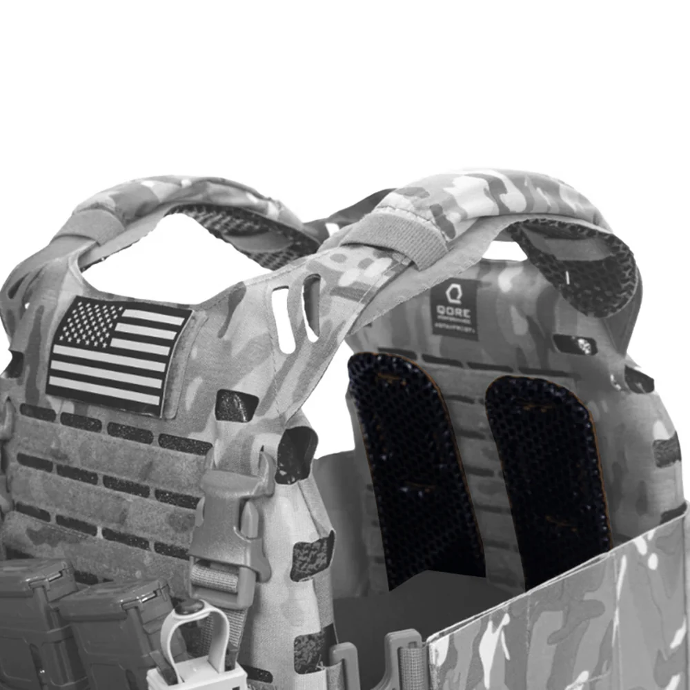 ICEVENTS® Classic Plate Carrier Ventilation Pontoons (Crye AVS Harness Pad Set, hook backing, 2 / 4 / 6 Packs, fits any loop-lined plate carrier, cummerbund) - Image 3