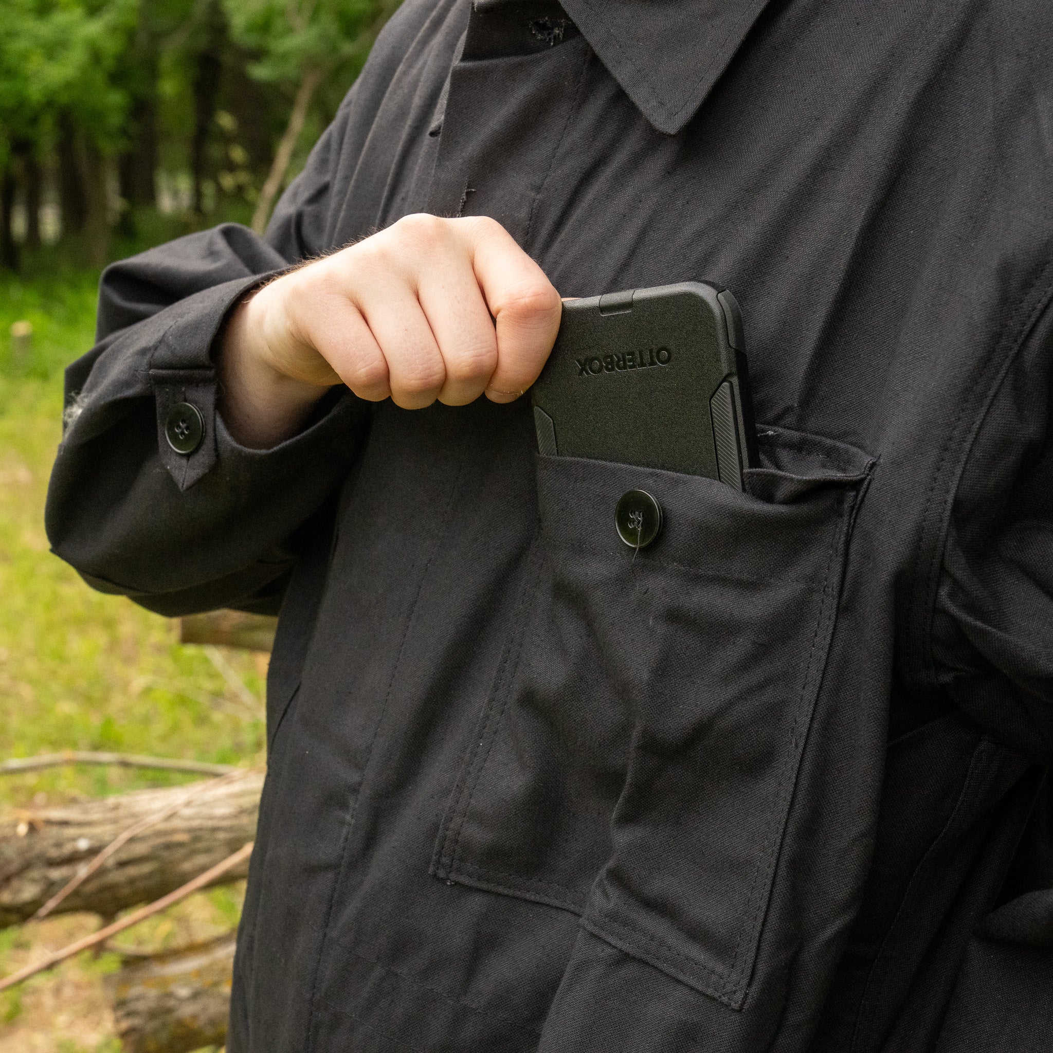 Issued East German Black Coverall - Image 4