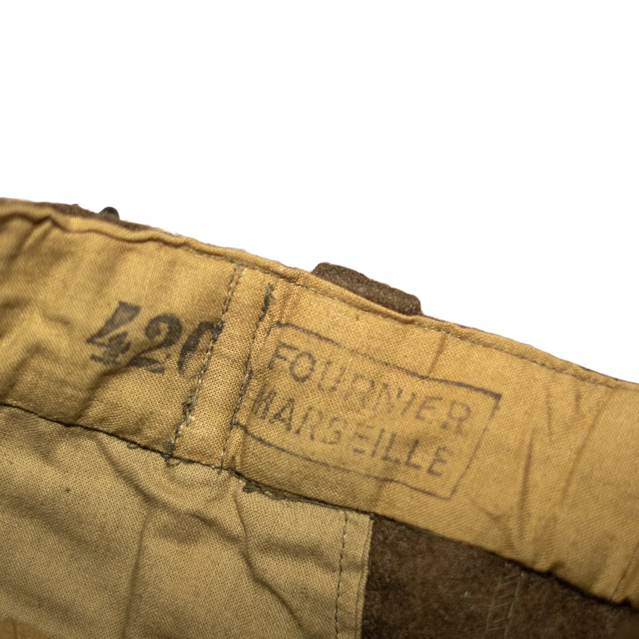 Issued French Army Drop-Front Wool Pants - Image 5