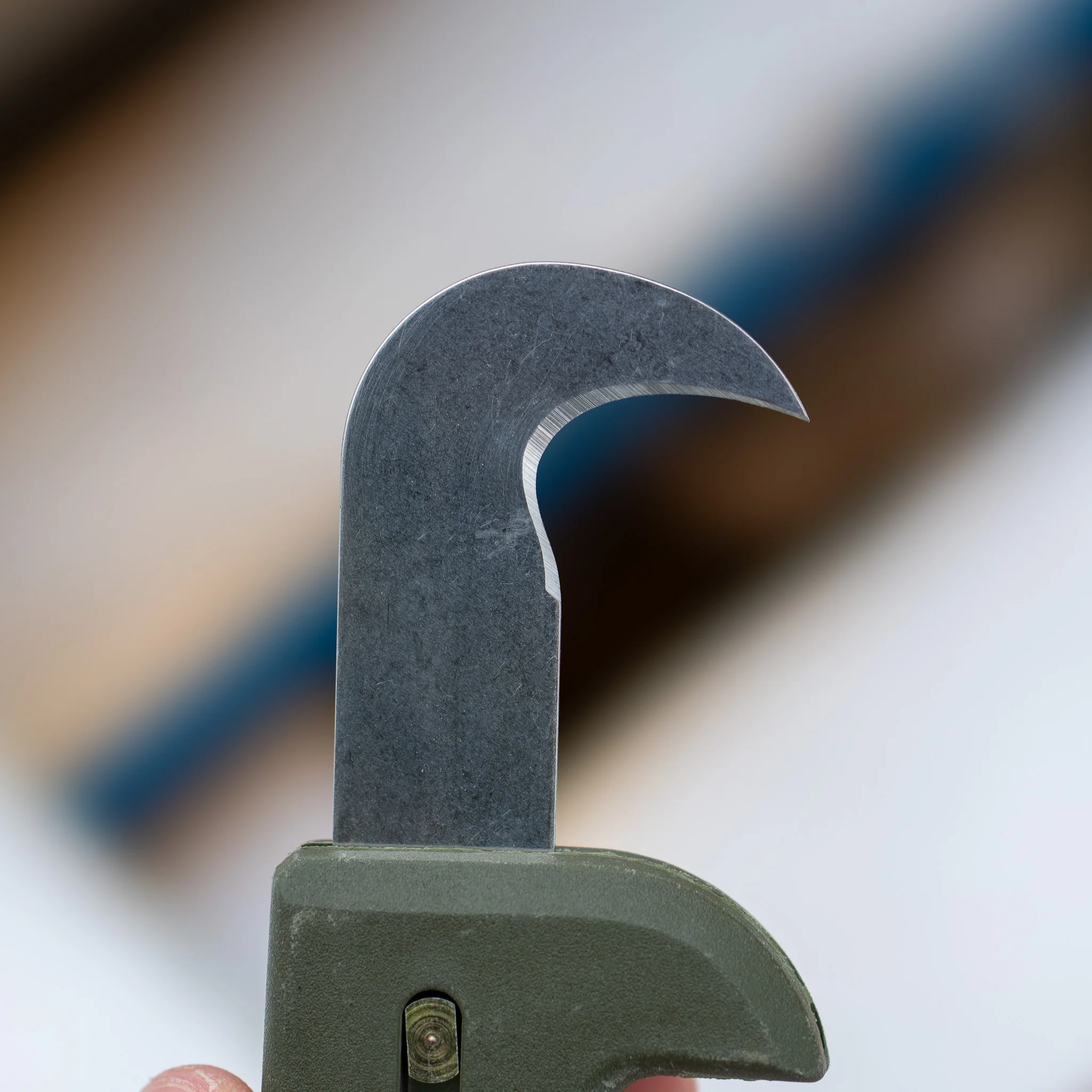 Issued French Army Parachutist Hook Knife - Image 3