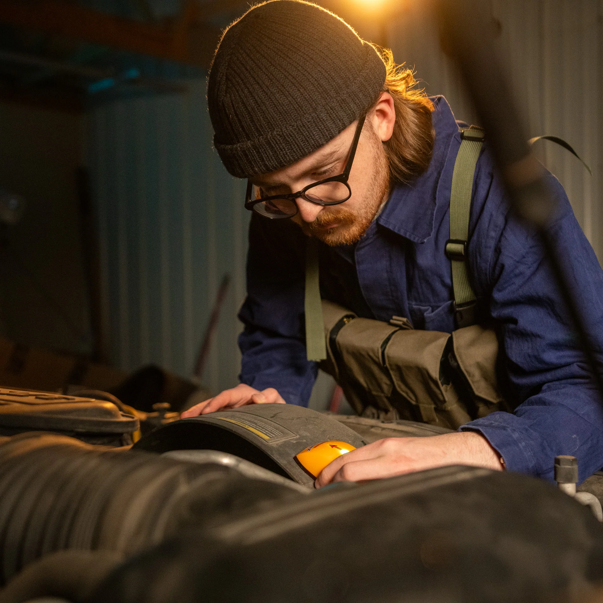Issued German Blue Work Coverall - Image 6