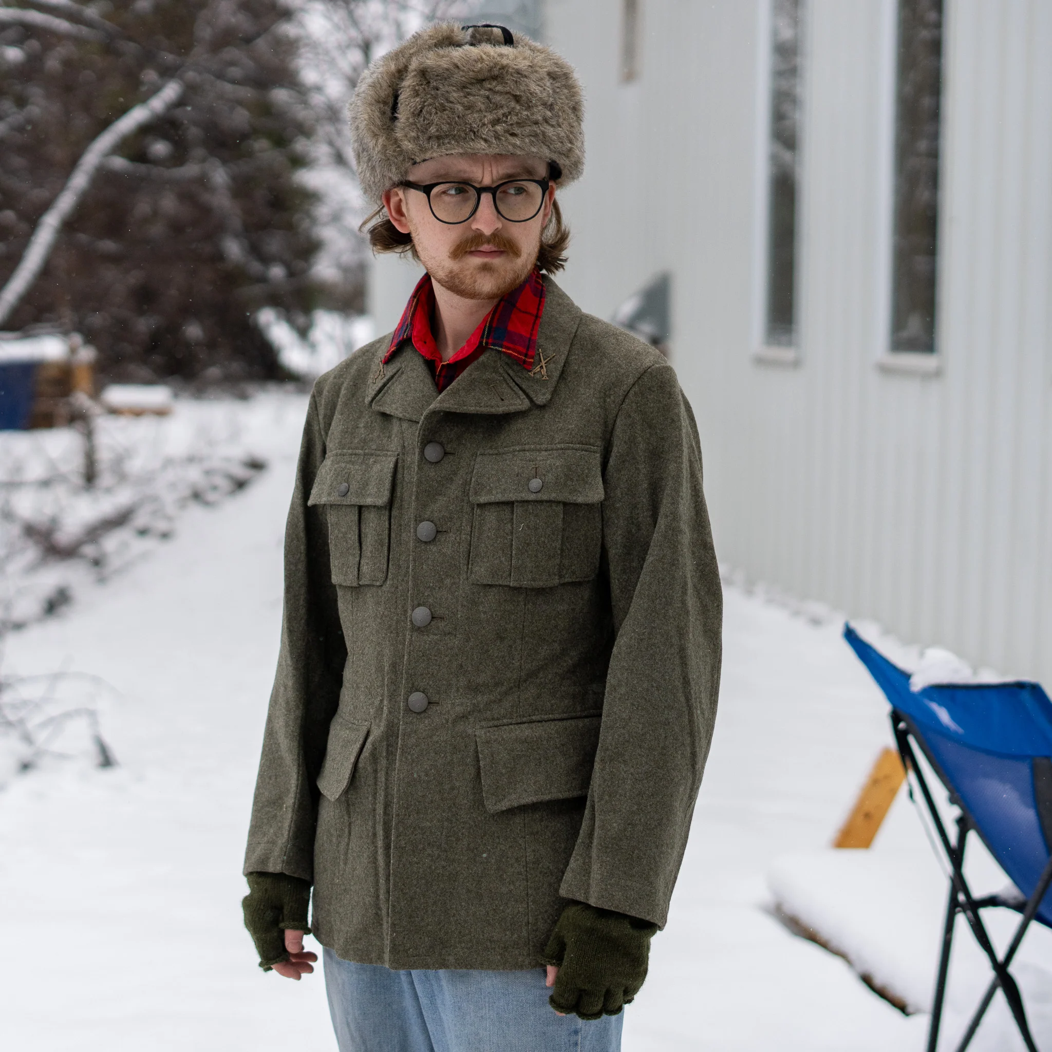 Issued Swedish m/39-58 Wool Field Jacket - Image 5