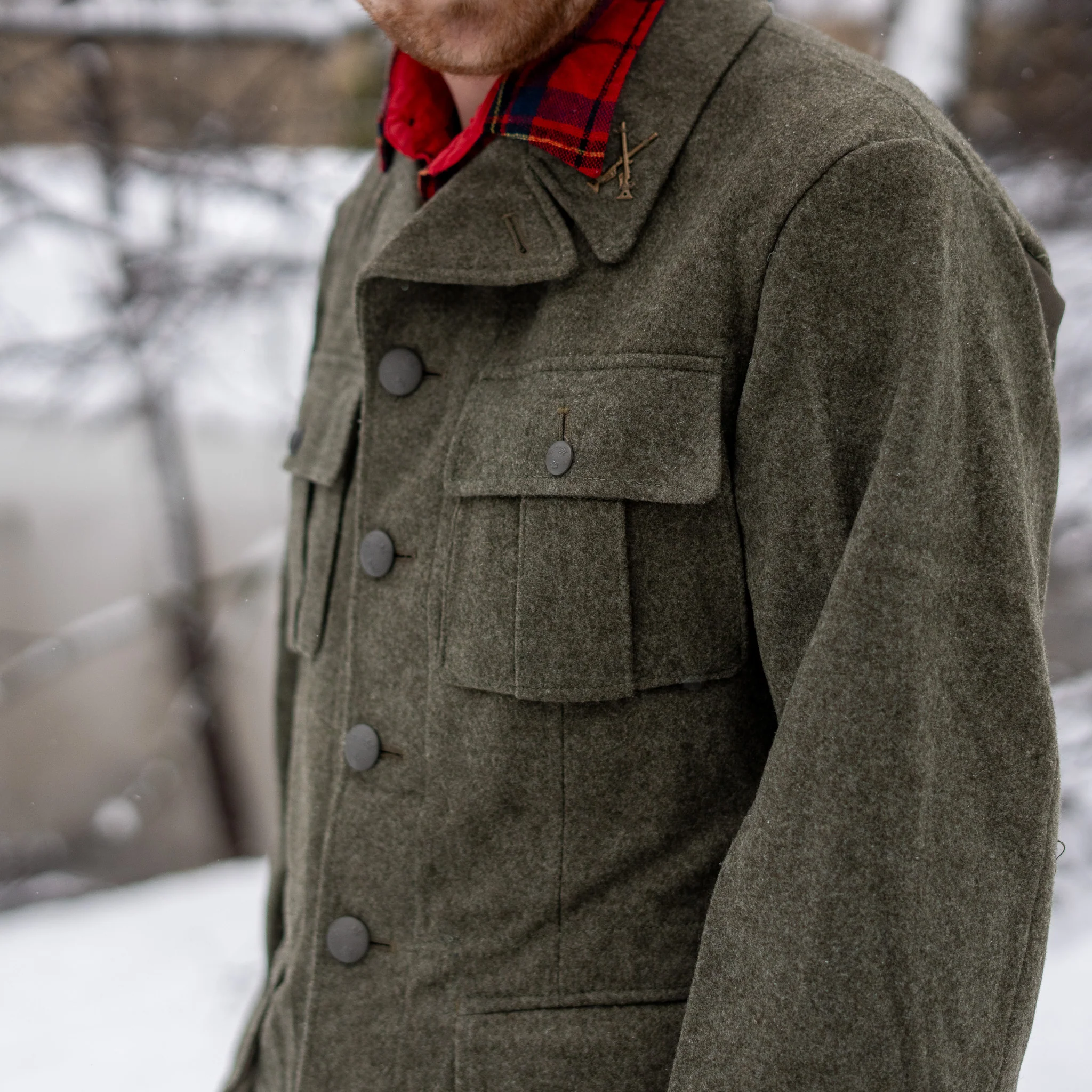 Issued Swedish m/39-58 Wool Field Jacket - Image 8