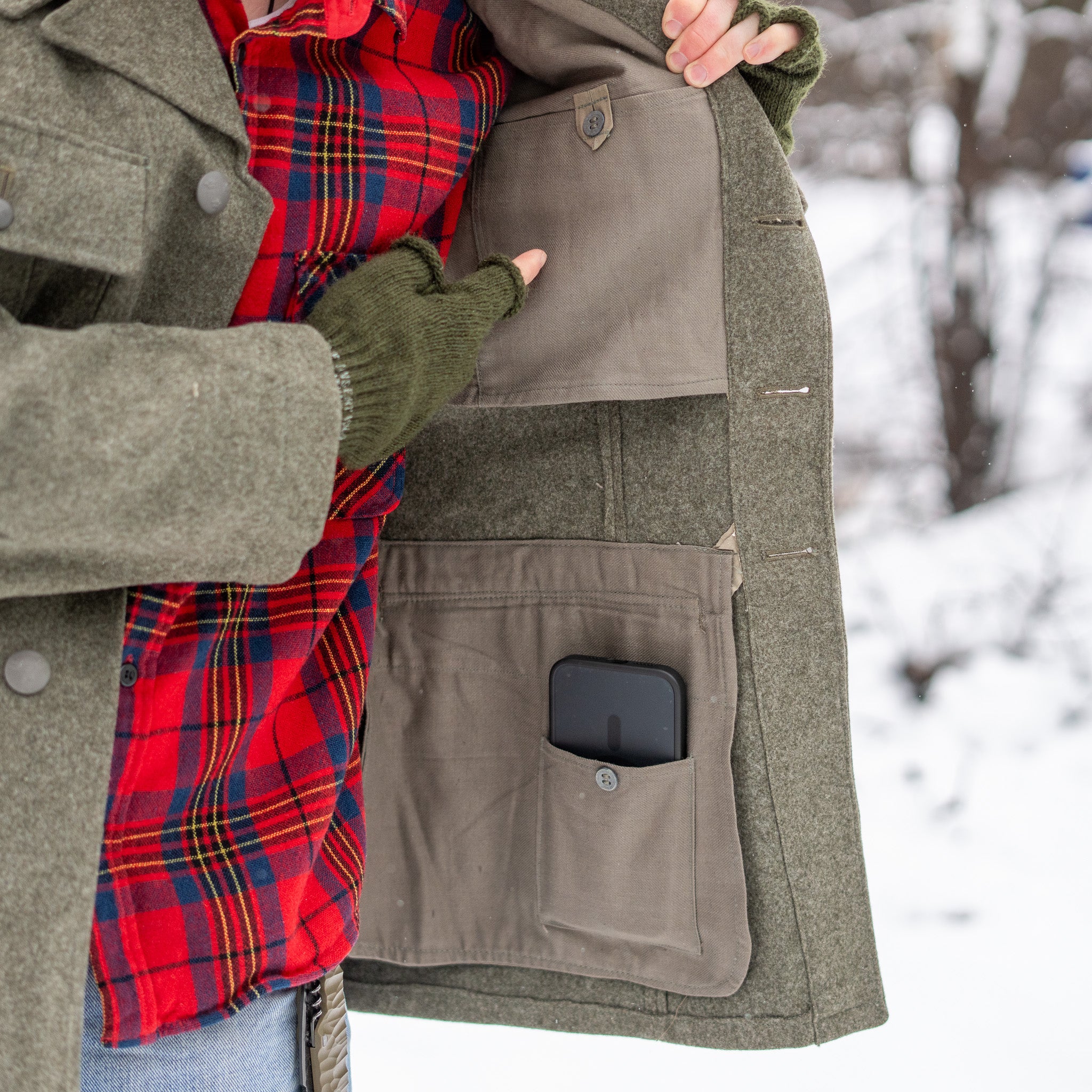 Issued Swedish m/39-58 Wool Field Jacket - Image 9