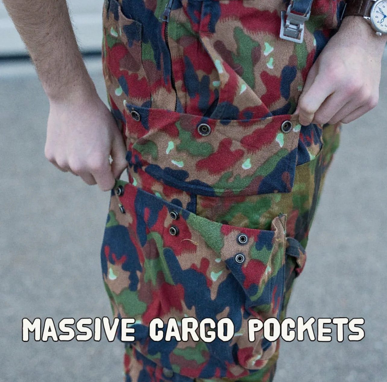 Issued TAZ 57 Alpenflage Field Pants w/Suspenders - Image 8