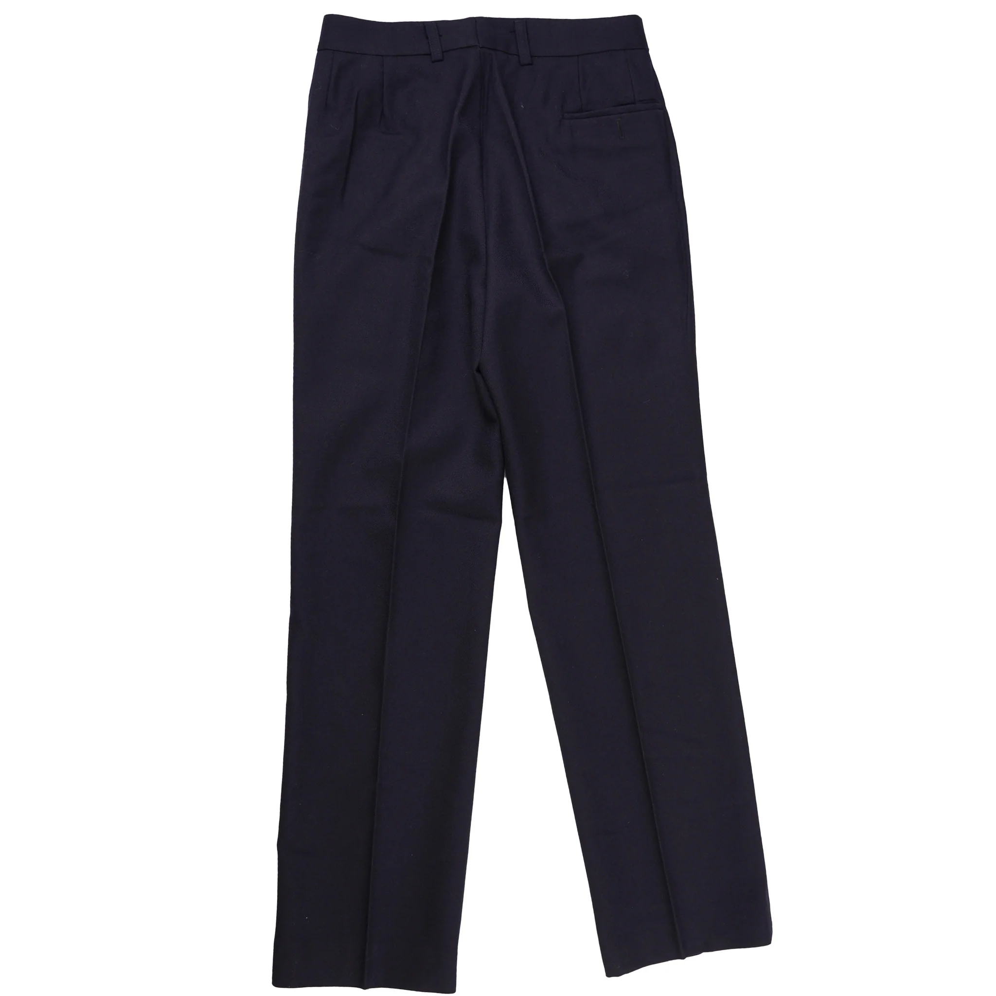 Italian Navy Wool Pants - Image 2