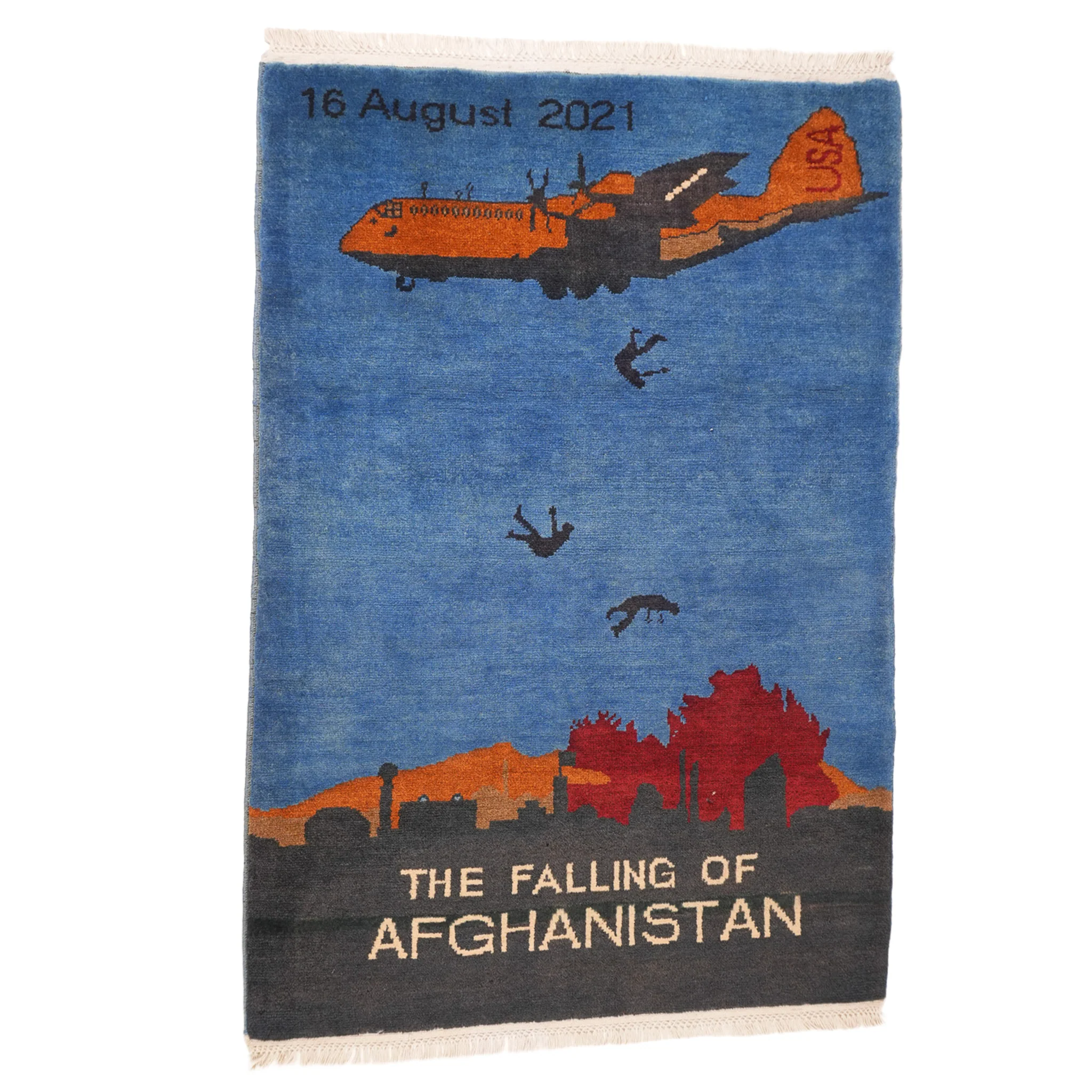 Large Fall of Afghanistan Rug - Image 5