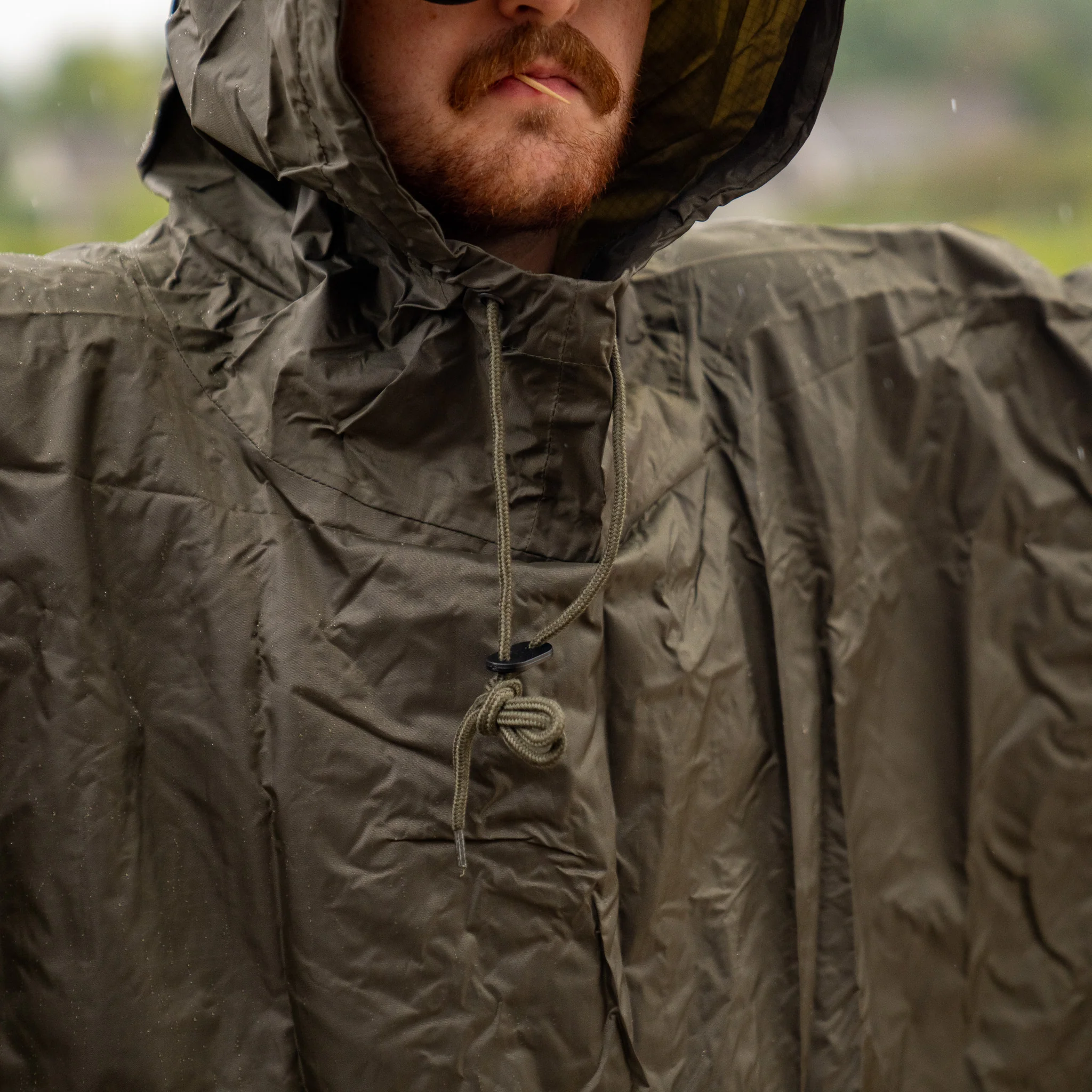 Mil-Tec OD Green Ripstop Poncho - Image 4