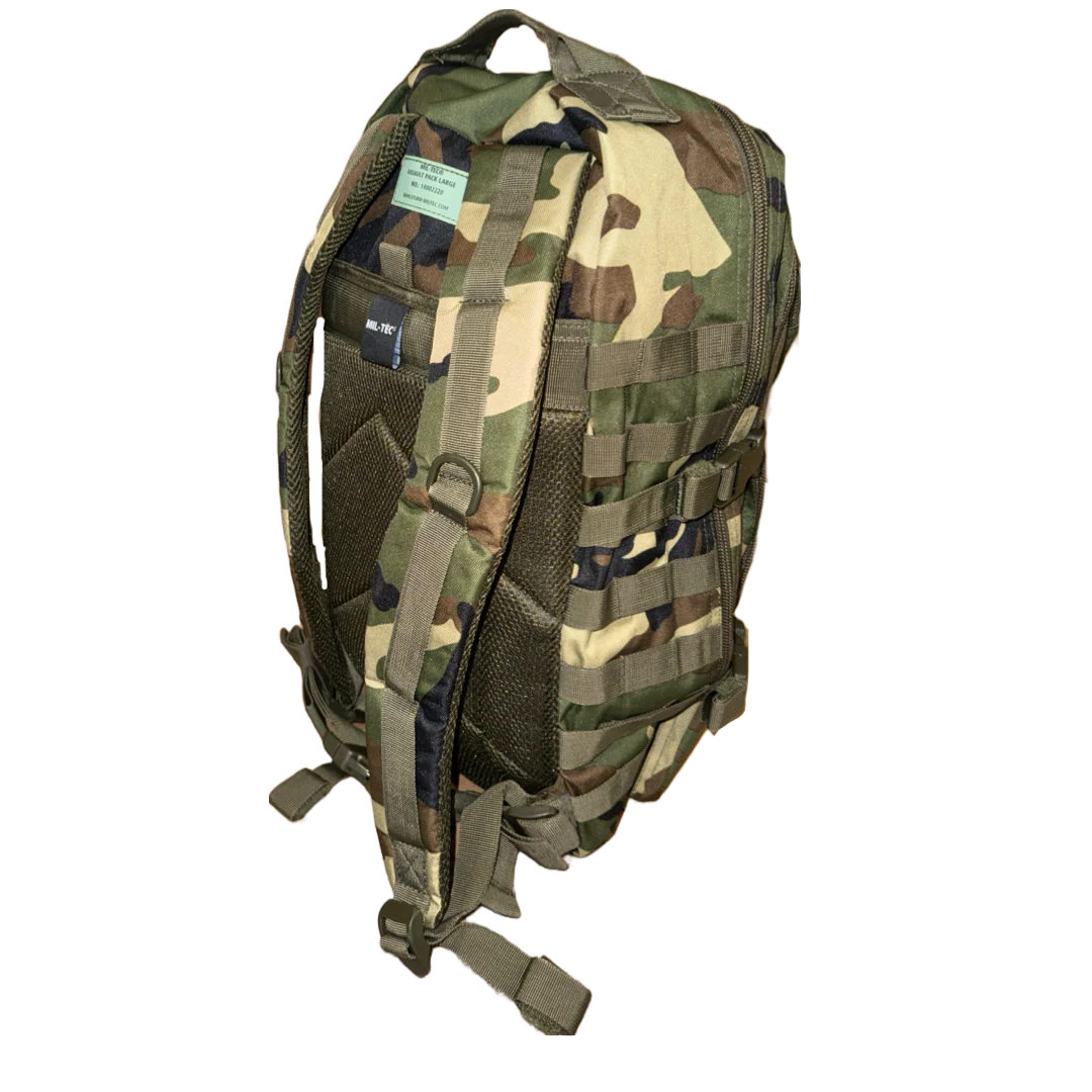 Mil-Tec Woodland Large Assault Pack - Image 6
