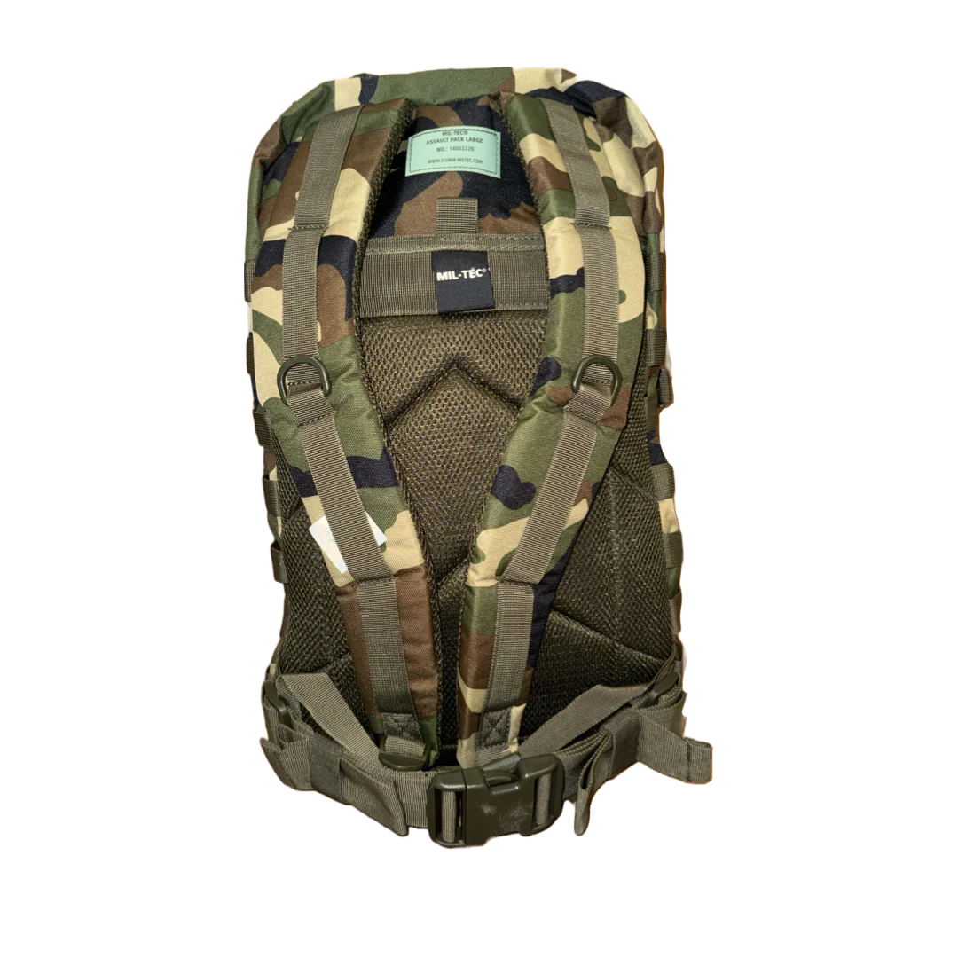 Mil-Tec Woodland Large Assault Pack - Image 7