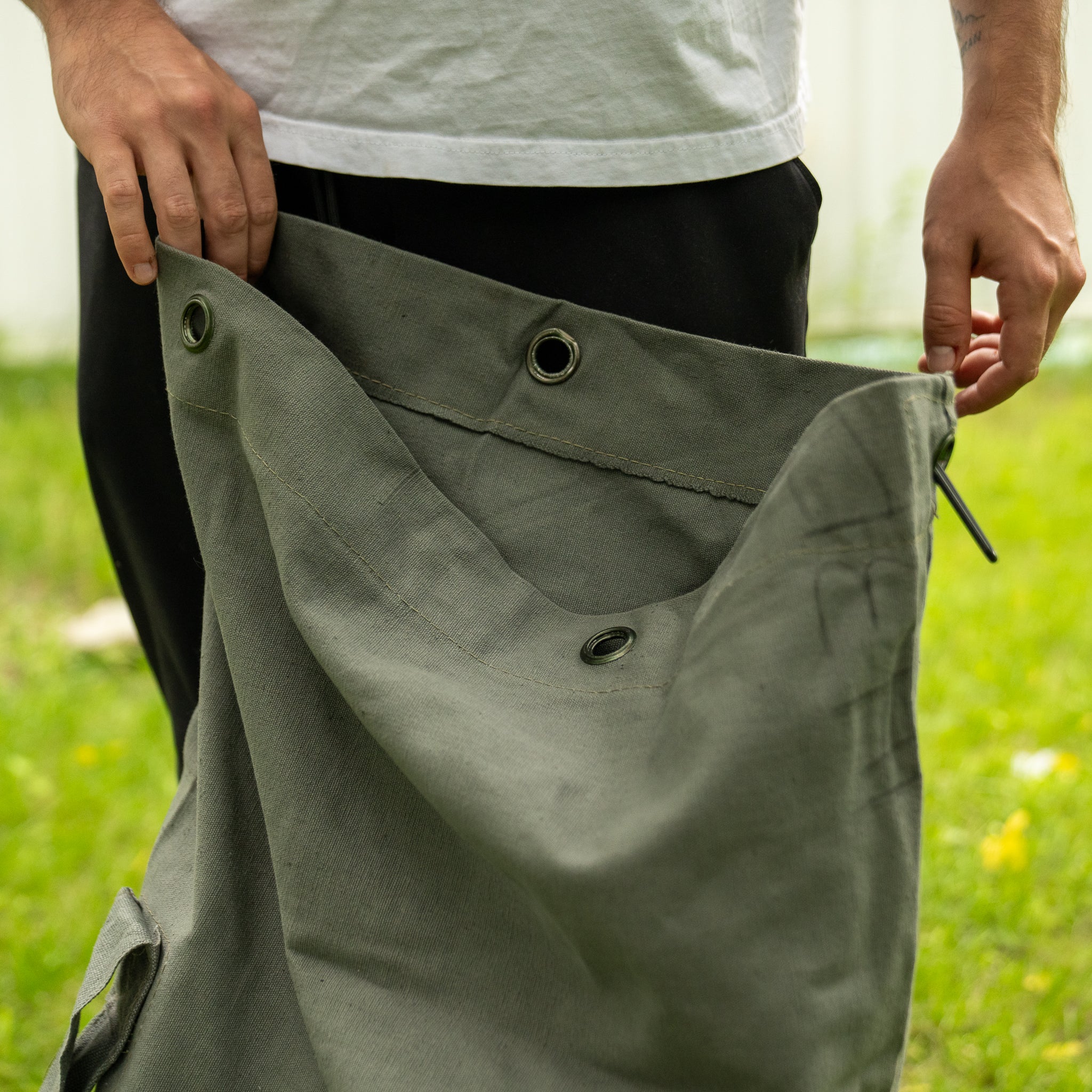Greek Cotton Duffle Bag - Image 6