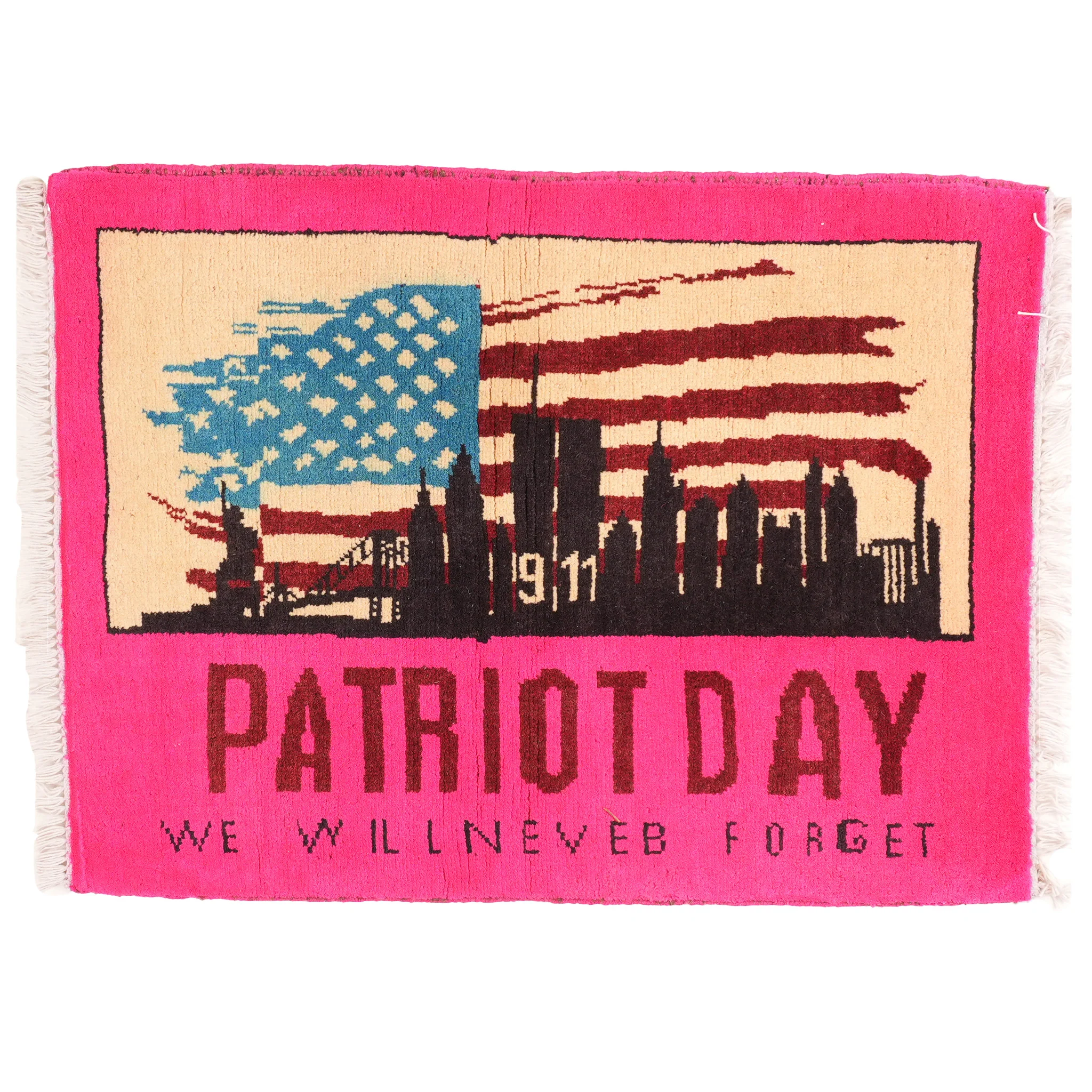 "PATRIOTDAY" 9/11 Remembrance Rug - Image 2