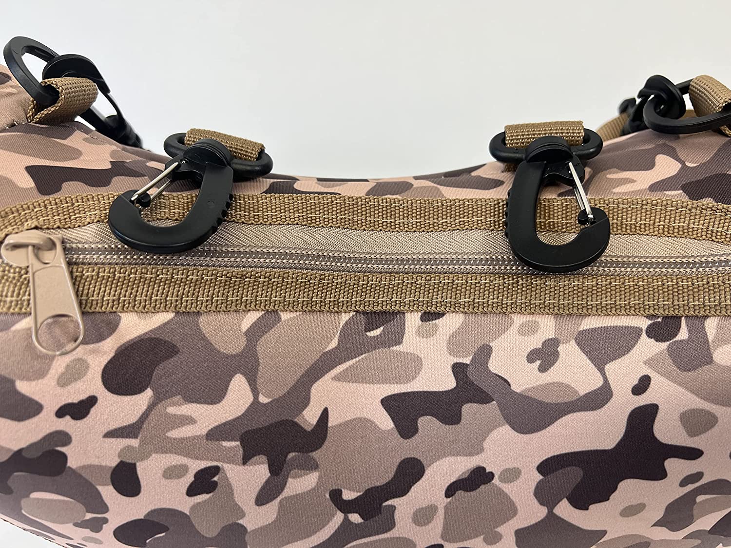 RUGID Hand Warmer Muff - Neoprene Waterproof & Windproof with Waist, Belt Loop or Neck Strap - Mountain Camo - Image 4