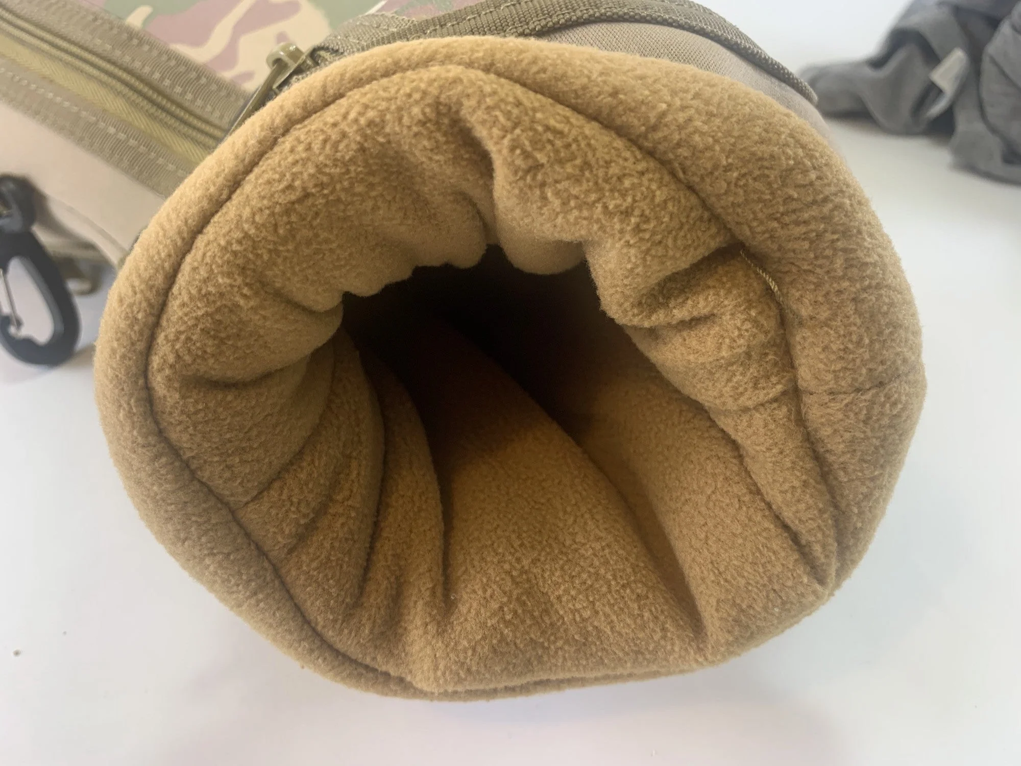 RUGID Hand Warmer Muff - Neoprene Waterproof & Windproof with Waist, Belt Loop or Neck Strap - Mountain Camo - Image 7