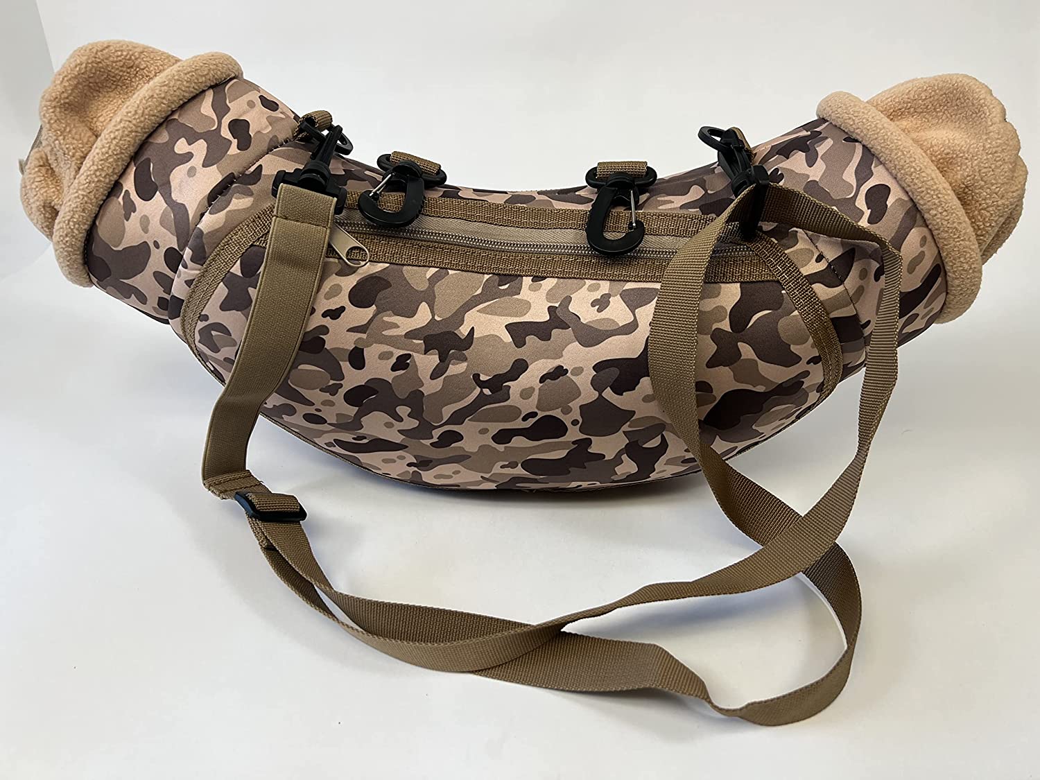 RUGID Hand Warmer Muff - Neoprene Waterproof & Windproof with Waist, Belt Loop or Neck Strap - Mountain Camo - Image 8
