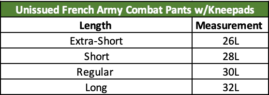 Unissued French Army Combat Pants w/Kneepads - Image 3