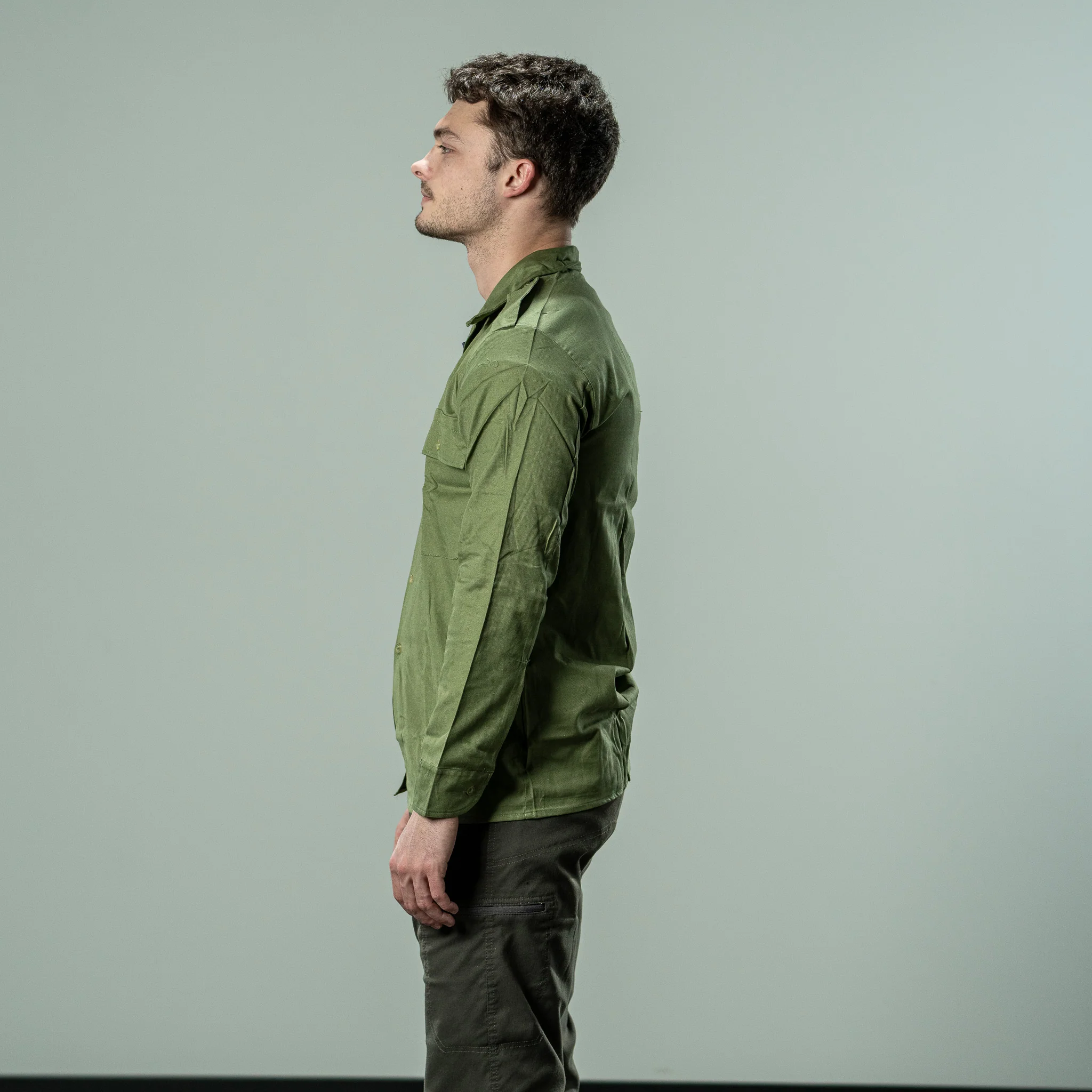 Unissued Hungarian Green Shirt - Image 6