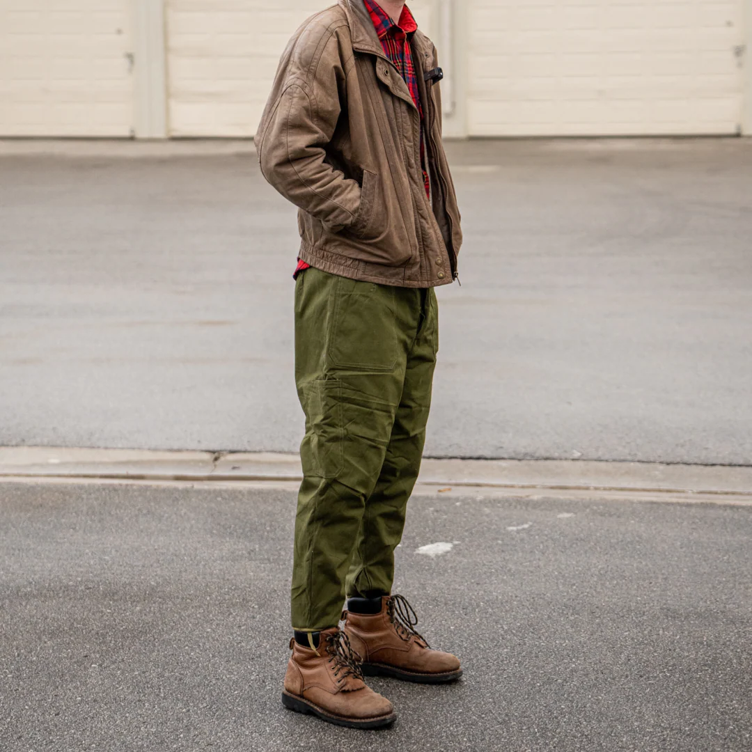 Issued Romanian OD Green Work Pants w/Liner - Image 4