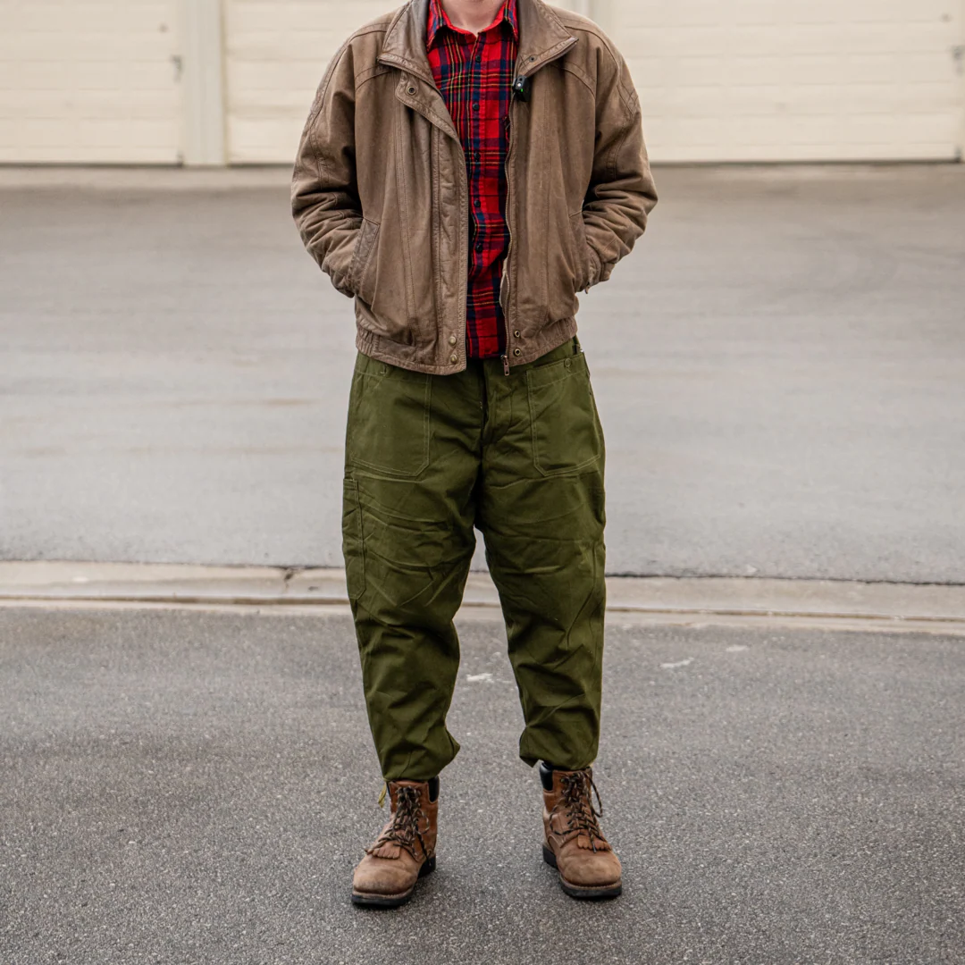 Issued Romanian OD Green Work Pants w/Liner - Image 5