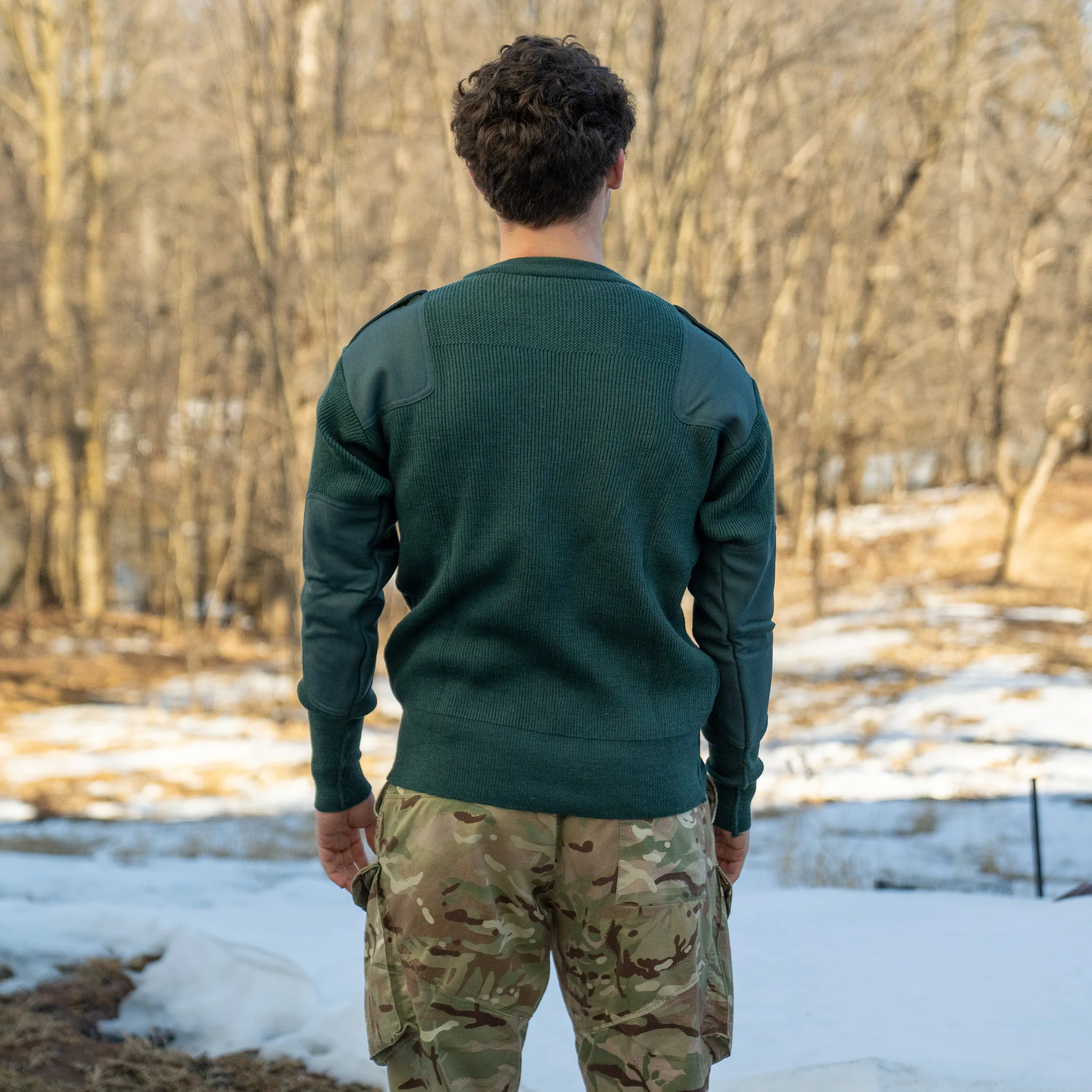 Unissued Spanish Police Wool Sweater - Image 4