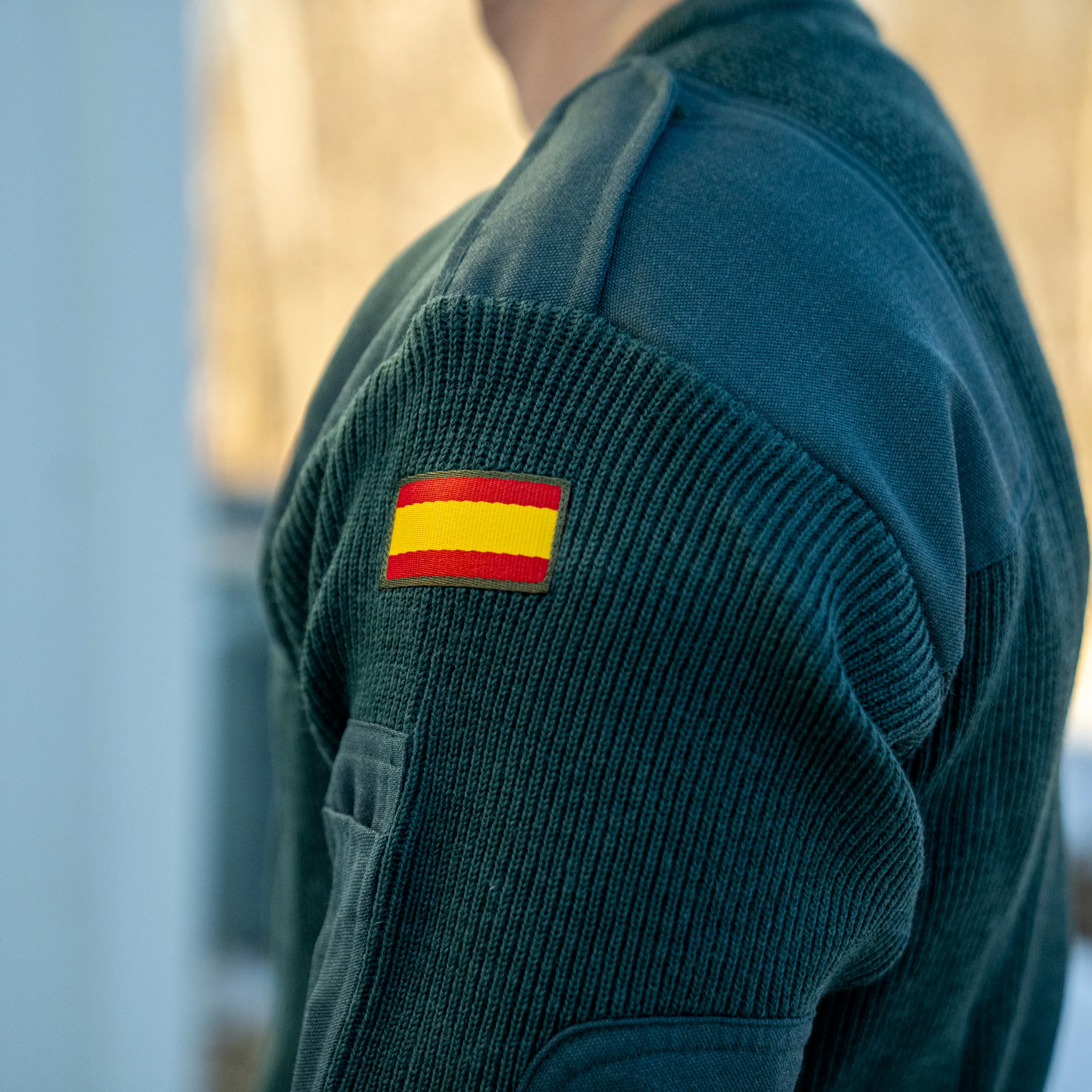 Unissued Spanish Police Wool Sweater - Image 6