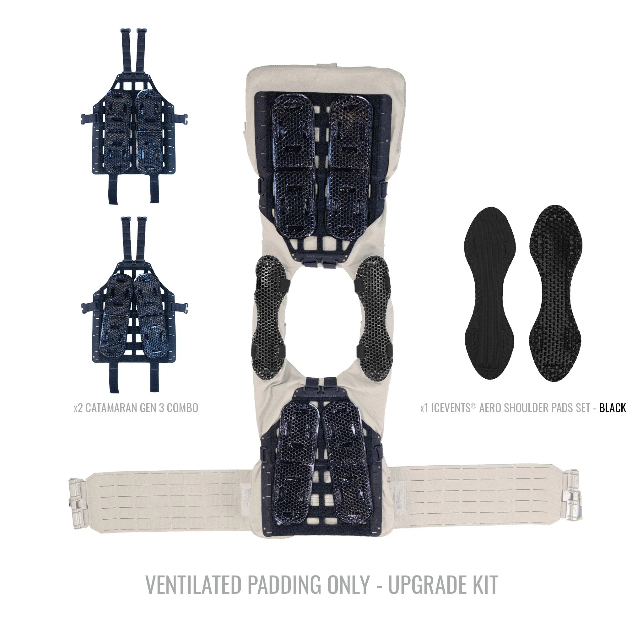 Universal Plate Carrier Ventilation Upgrade Kit - (FITS ANY PLATE CARRIER/BODY ARMOR, including USMC PC Gen III, US ARMY MSV, Crye JPC, CPC, SPC, FCPC v5, etc.) - Image 4