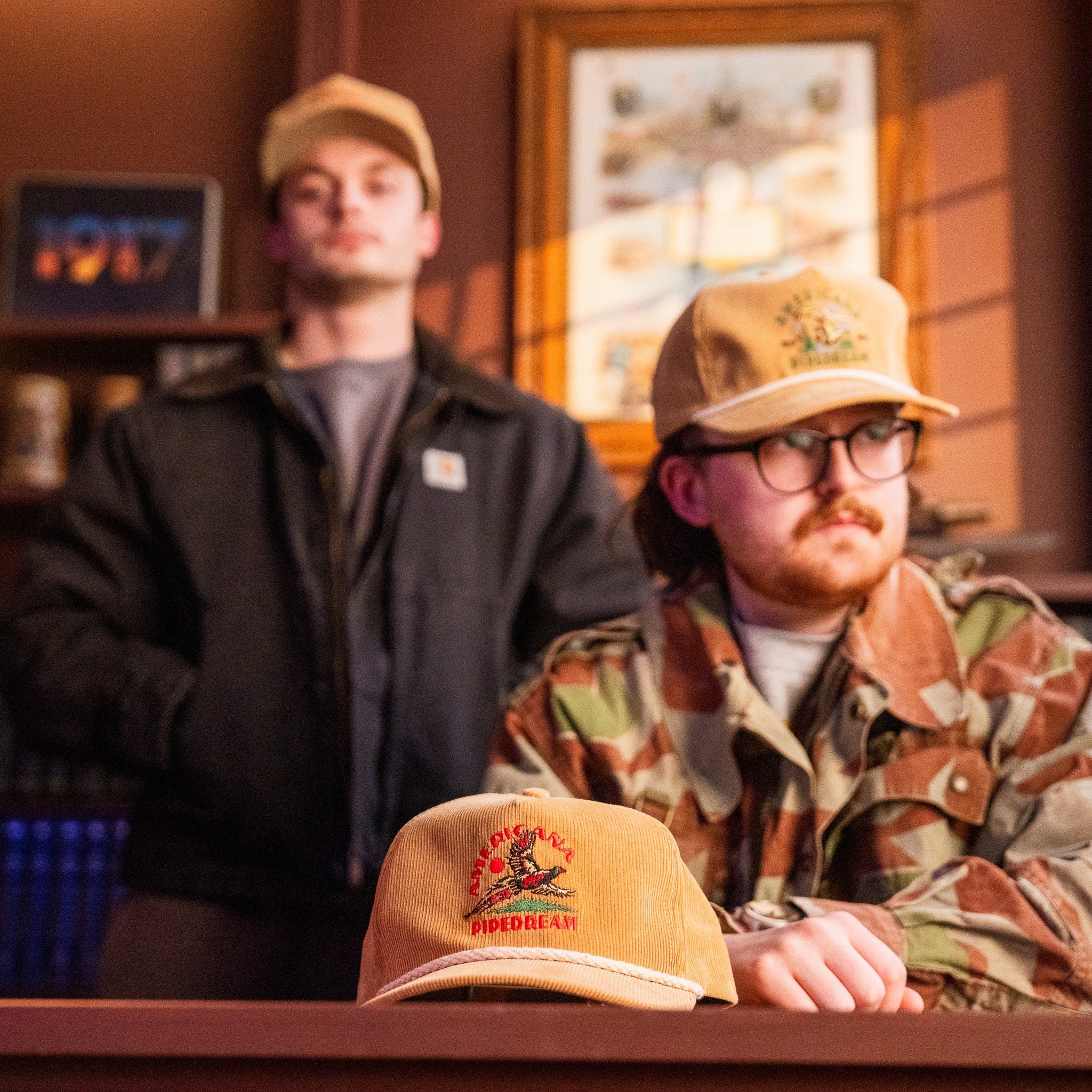 AP Corduroy Snapback Hat - Image 4