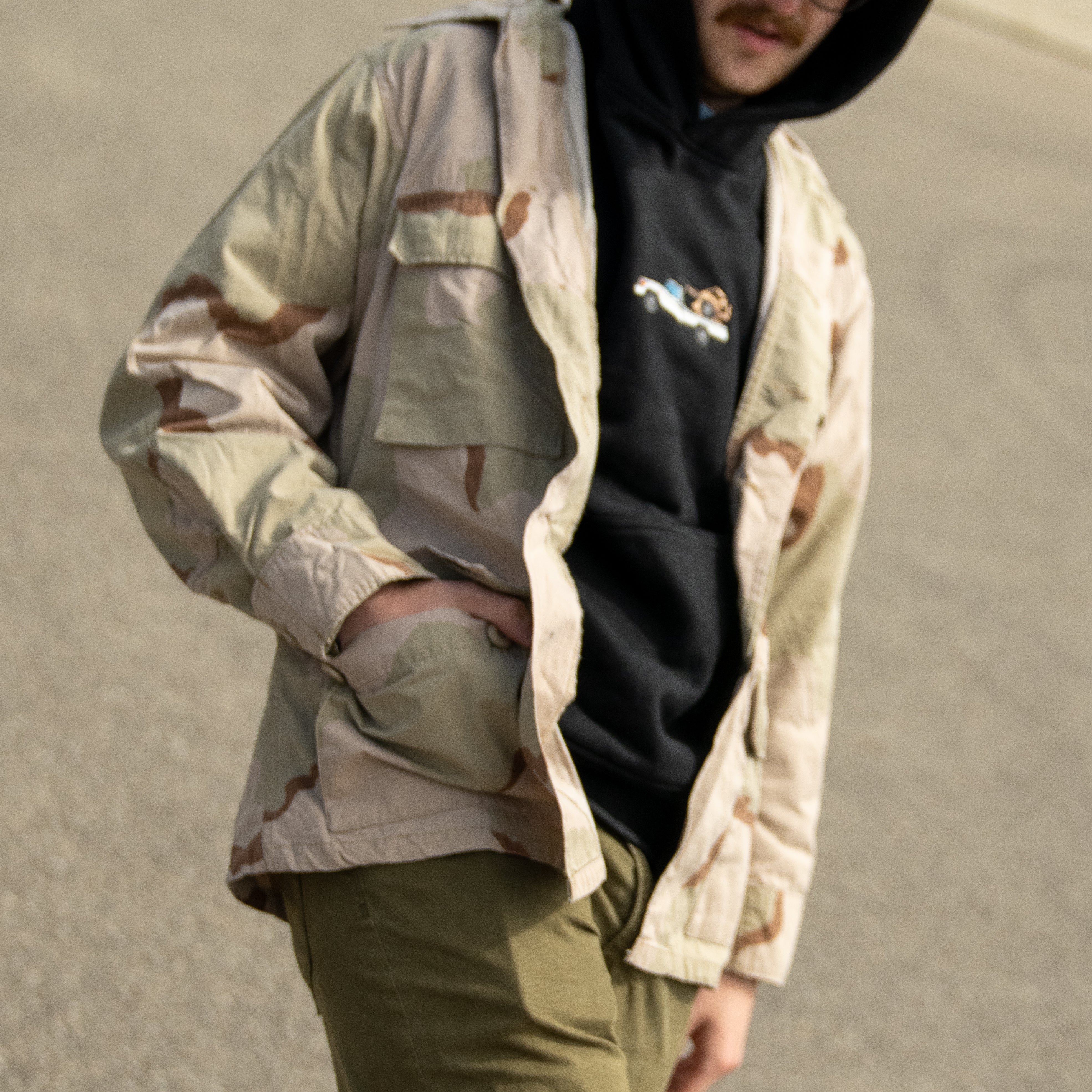 Issued USGI 3-Color Desert Field Shirt - Image 10
