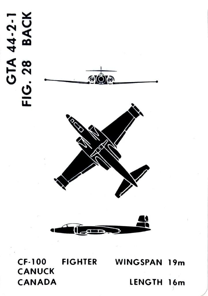 Vintage Aircraft Recognition Card Deck - Image 9