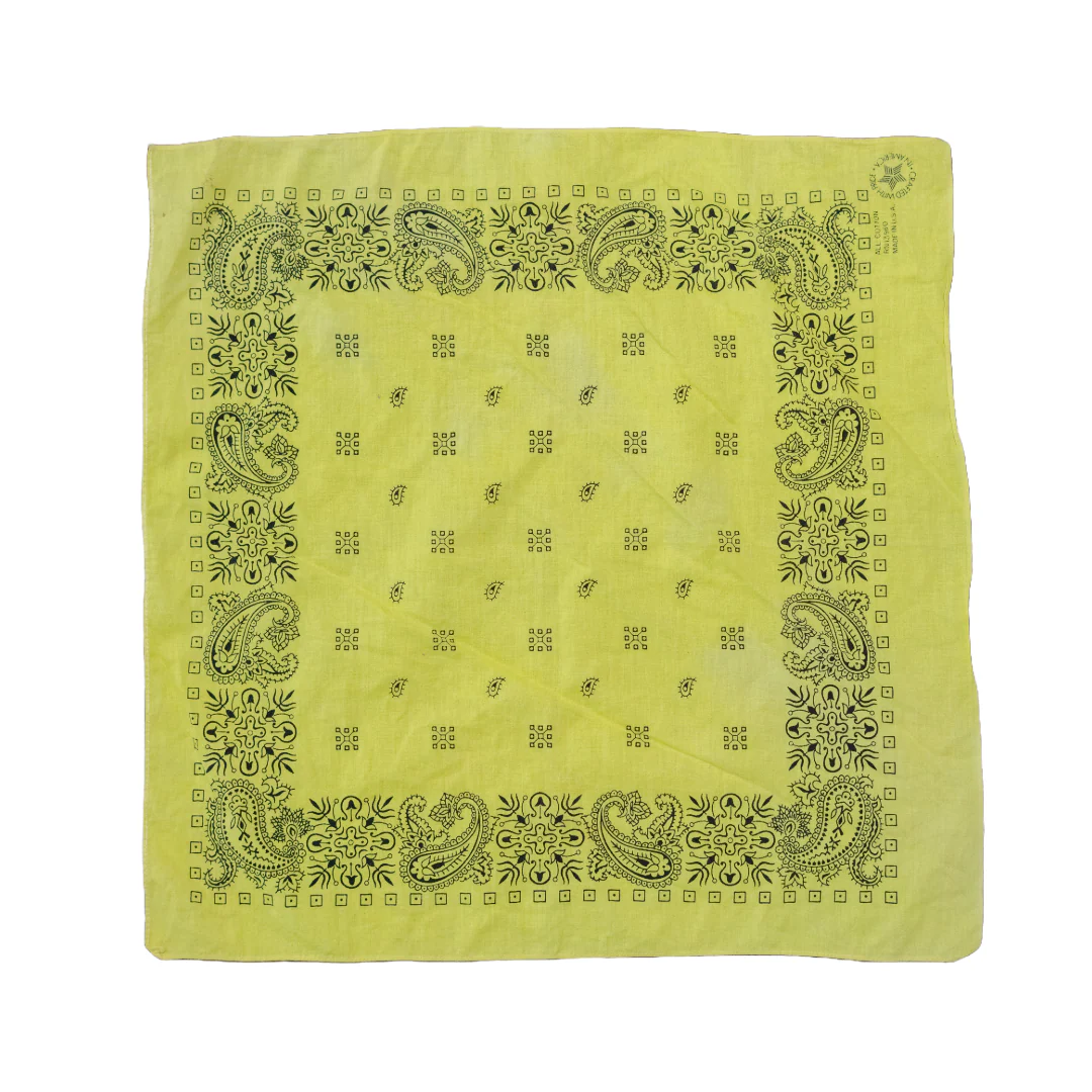 Vintage USA-Made Paisley Bandana - Image 13