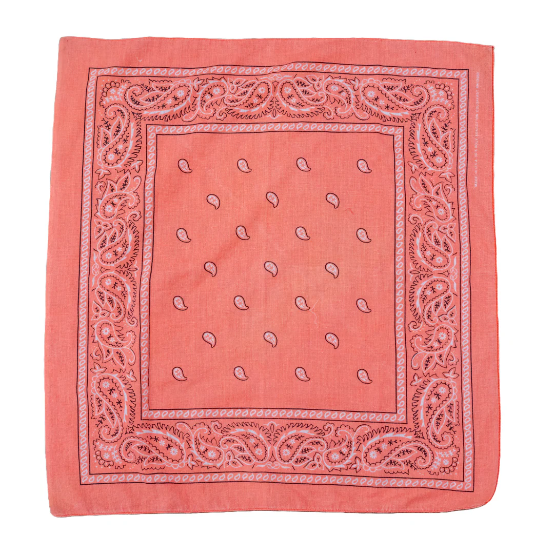 Vintage USA-Made Paisley Bandana - Image 15