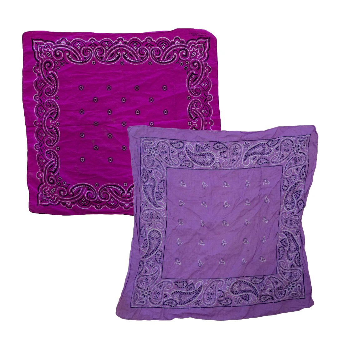 Vintage USA-Made Paisley Bandana - Image 9