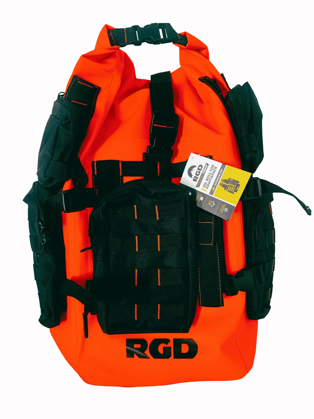 Waterproof Roll Top Bug Out Tactical Survival Backpack - Image 15