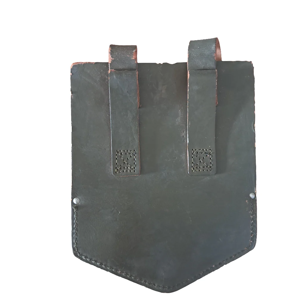 West German Leather Shovel Cover 60s-70s - Image 2